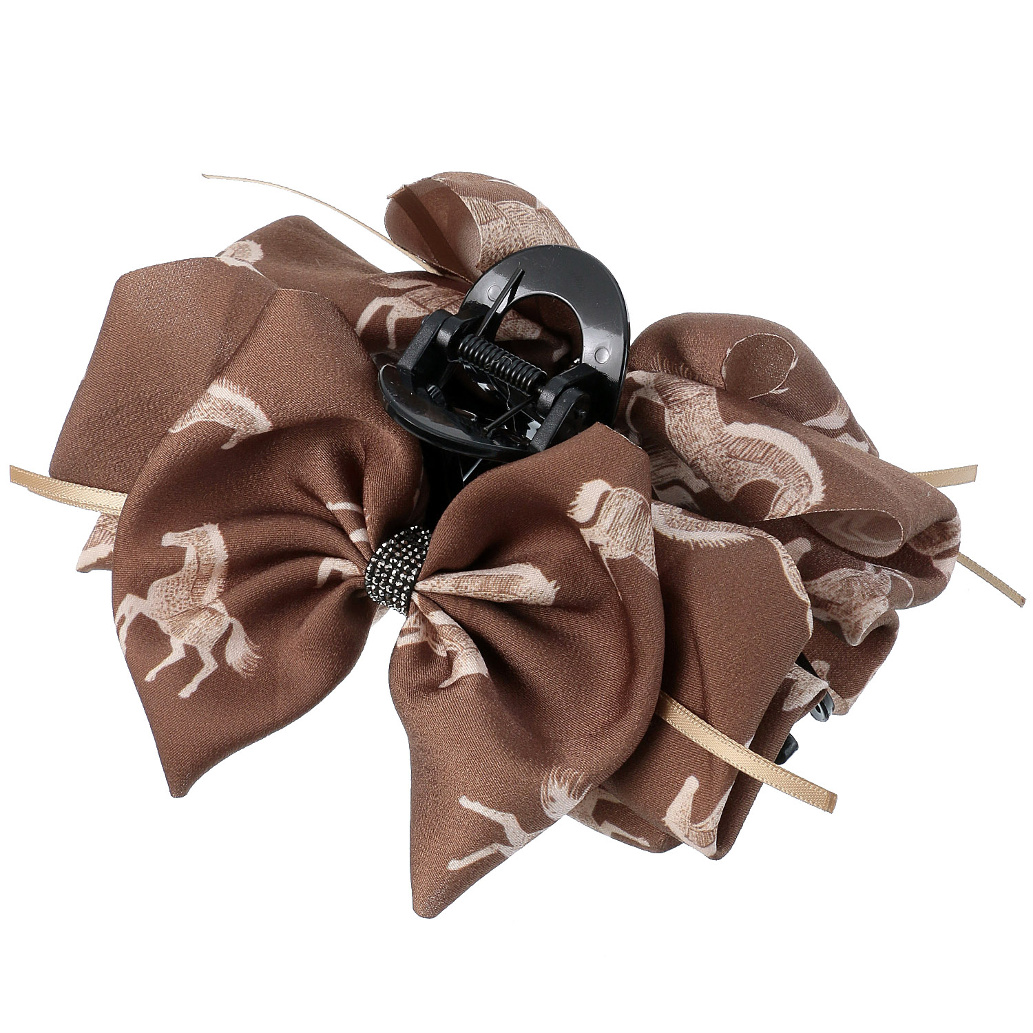 馬柄生地バンスクリップ