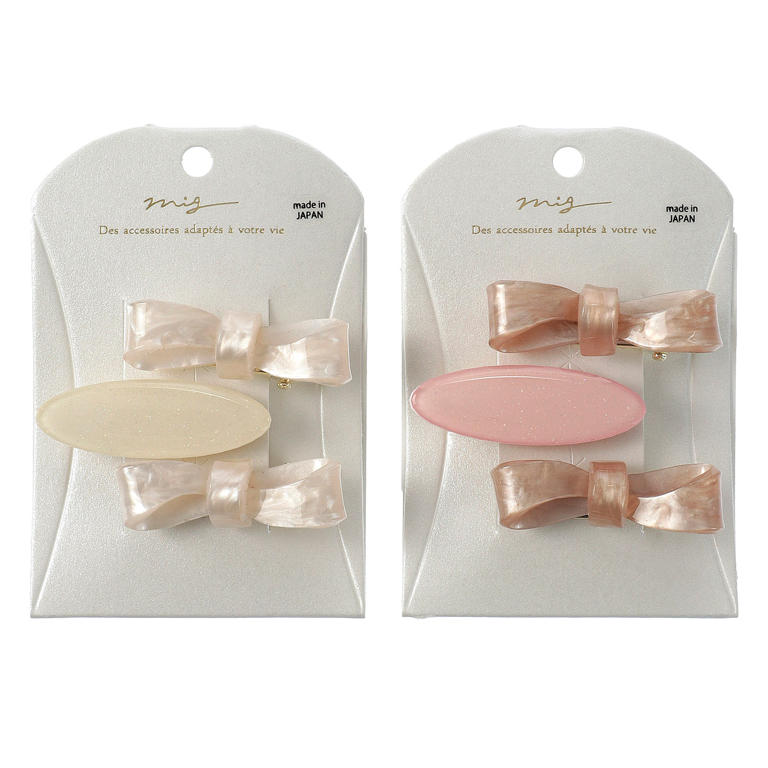 アクリルリボンクリップ