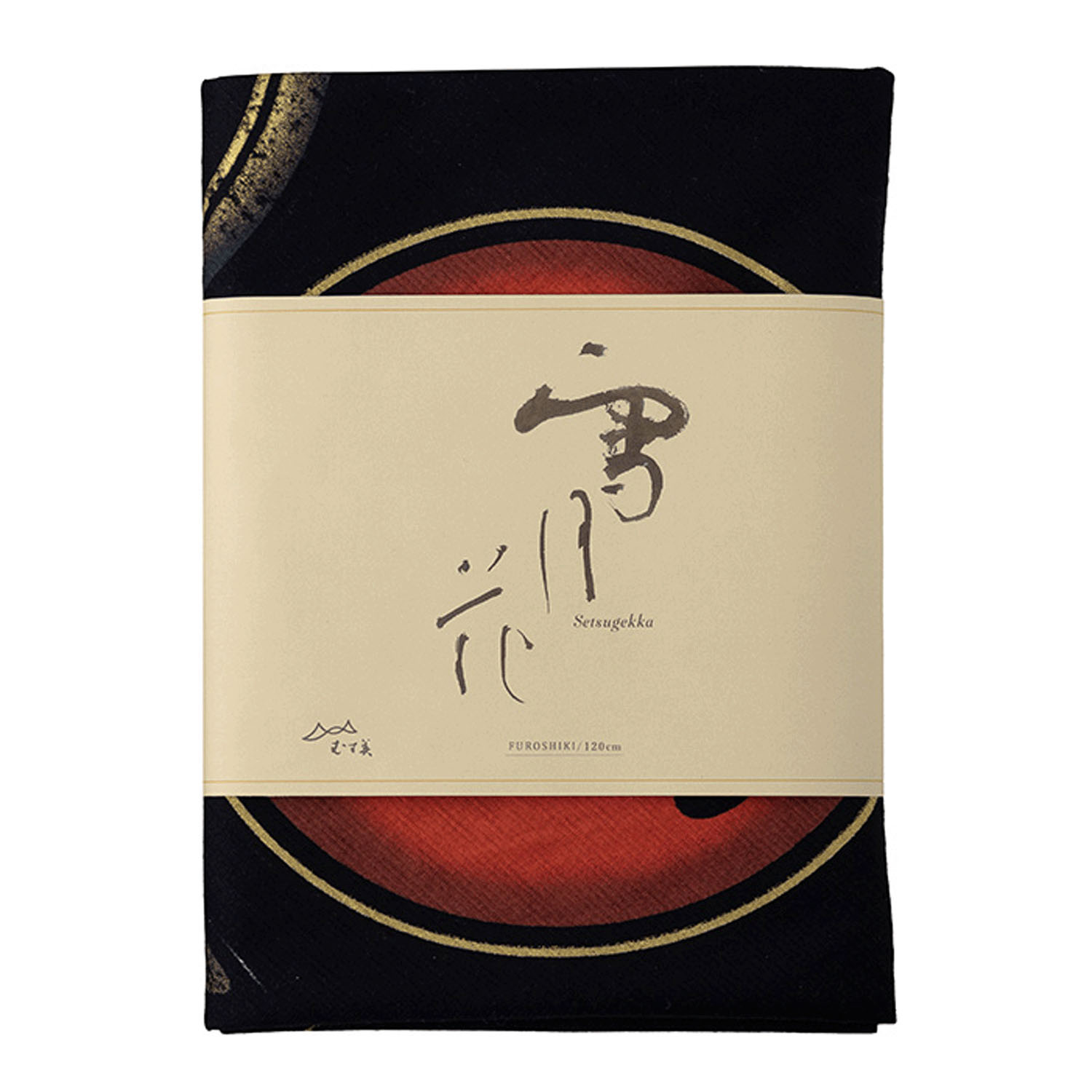 風呂敷120cm 雪月花 菊に流水小袖クロ - 画像3