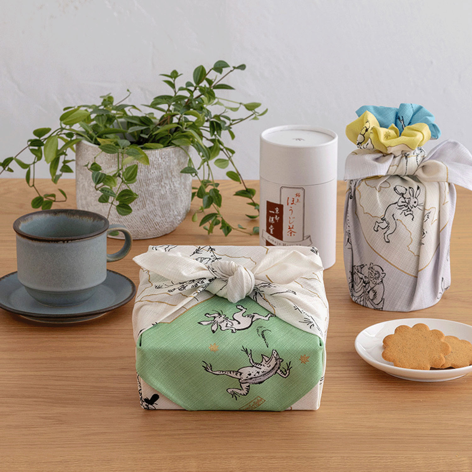 風呂敷50cm 鳥獣戯画 絵巻 - 画像8