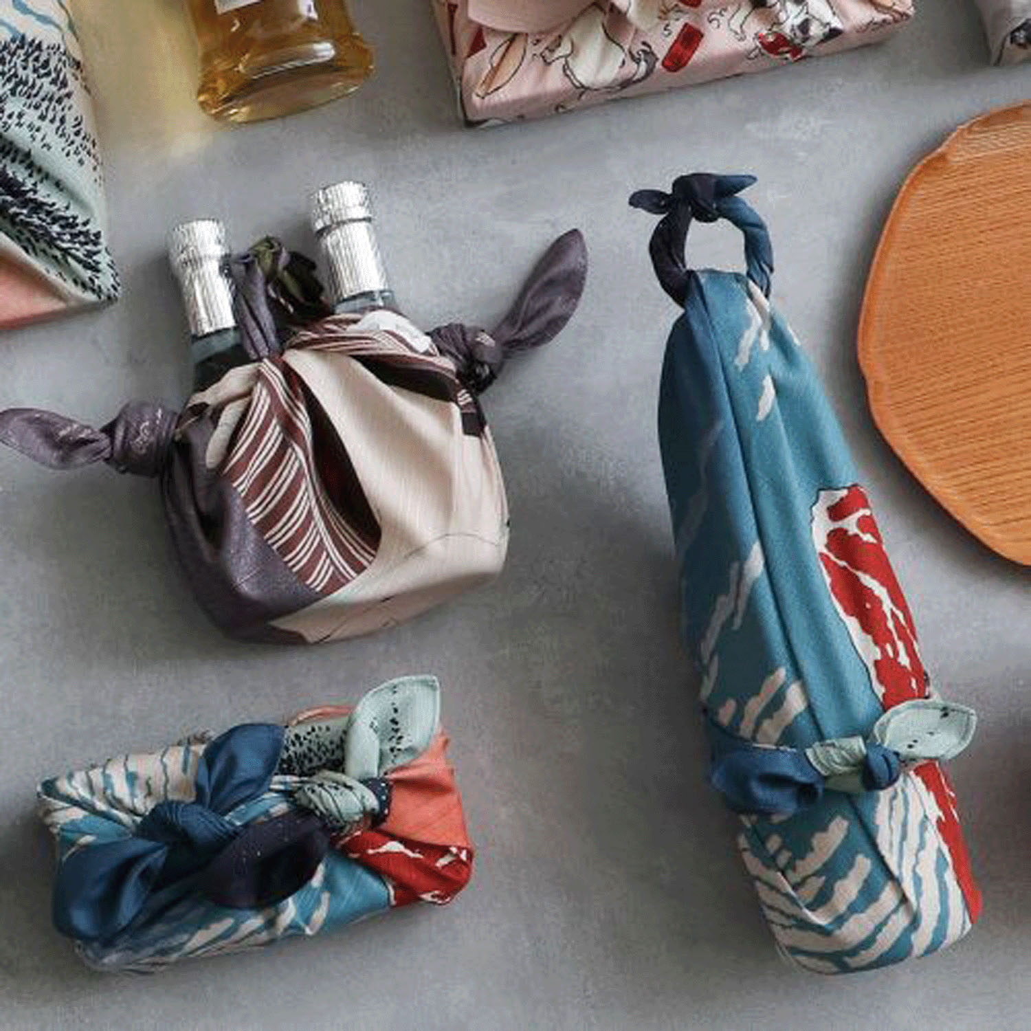 【次回入荷未定】風呂敷70巾 赤富士 - 画像4