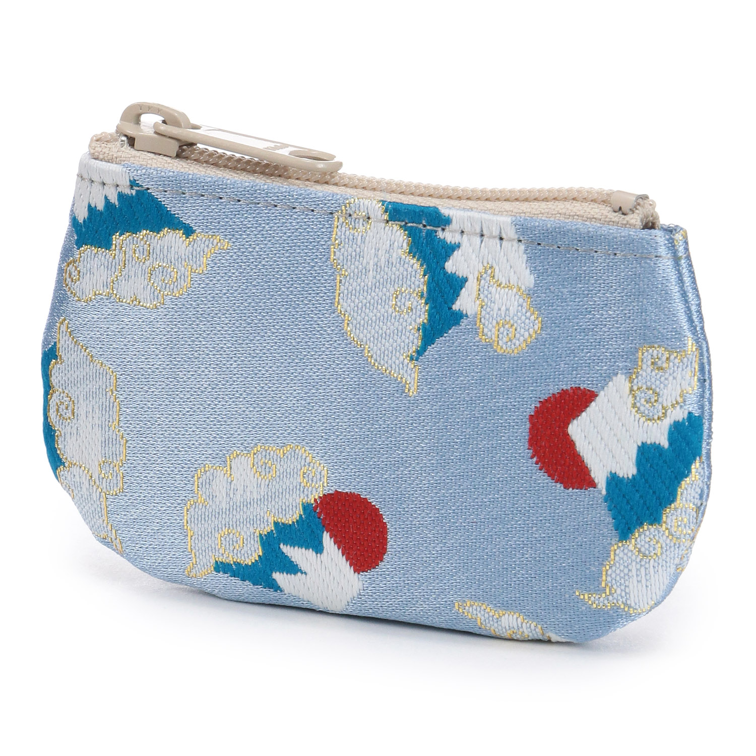 金襴アクセサリーポーチ富士山