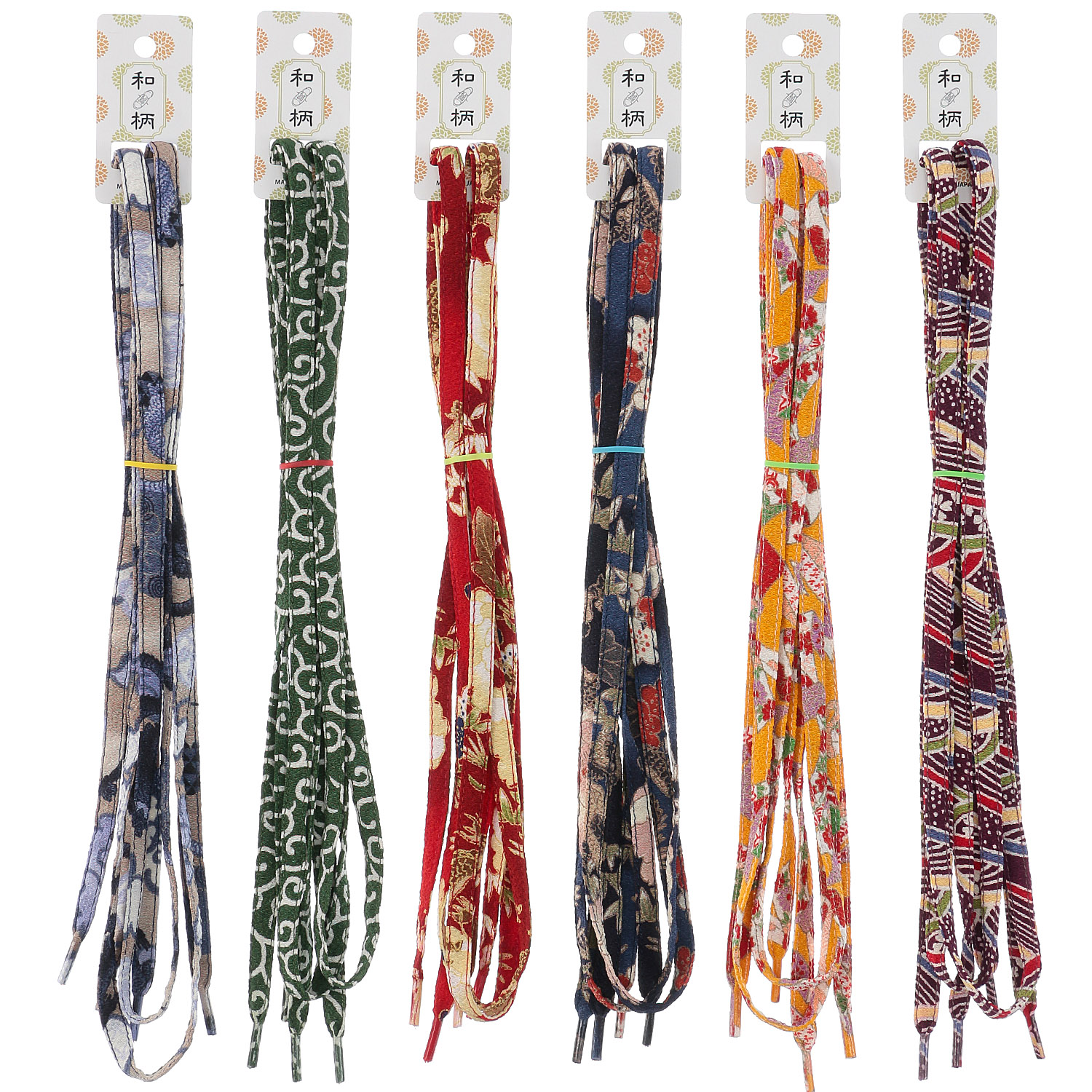 二越ちりめん和柄 スニーカーシューレース（靴紐）