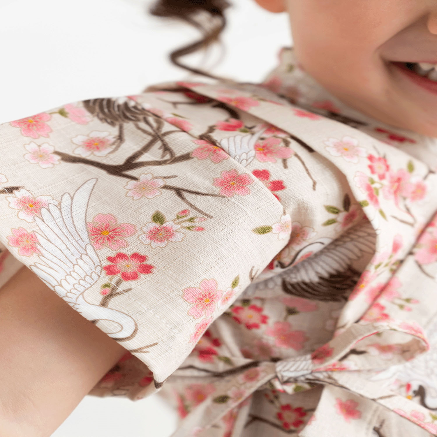 子供用甚平 鶴柄 - 画像7