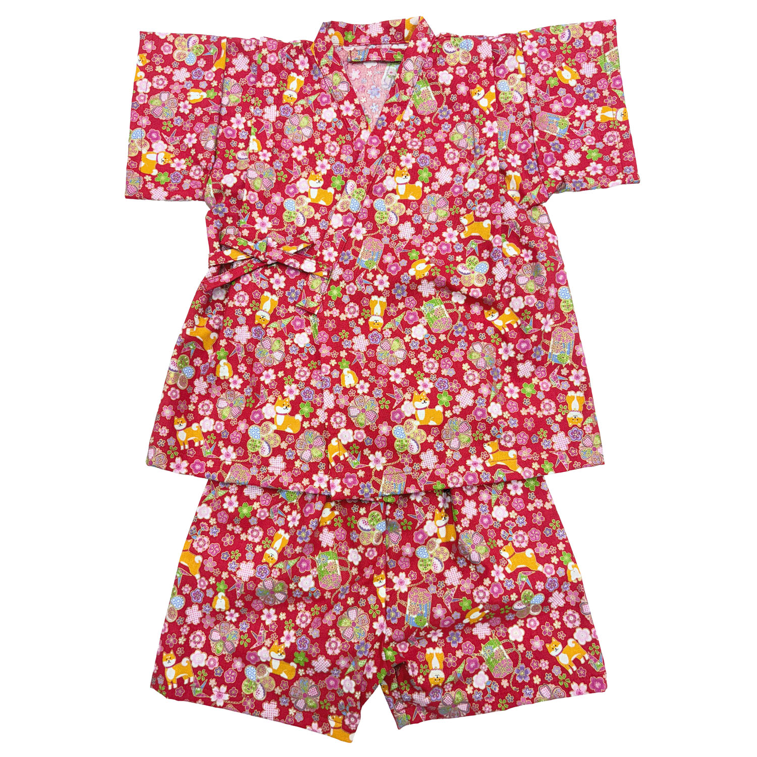 子供用甚平 柴犬柄