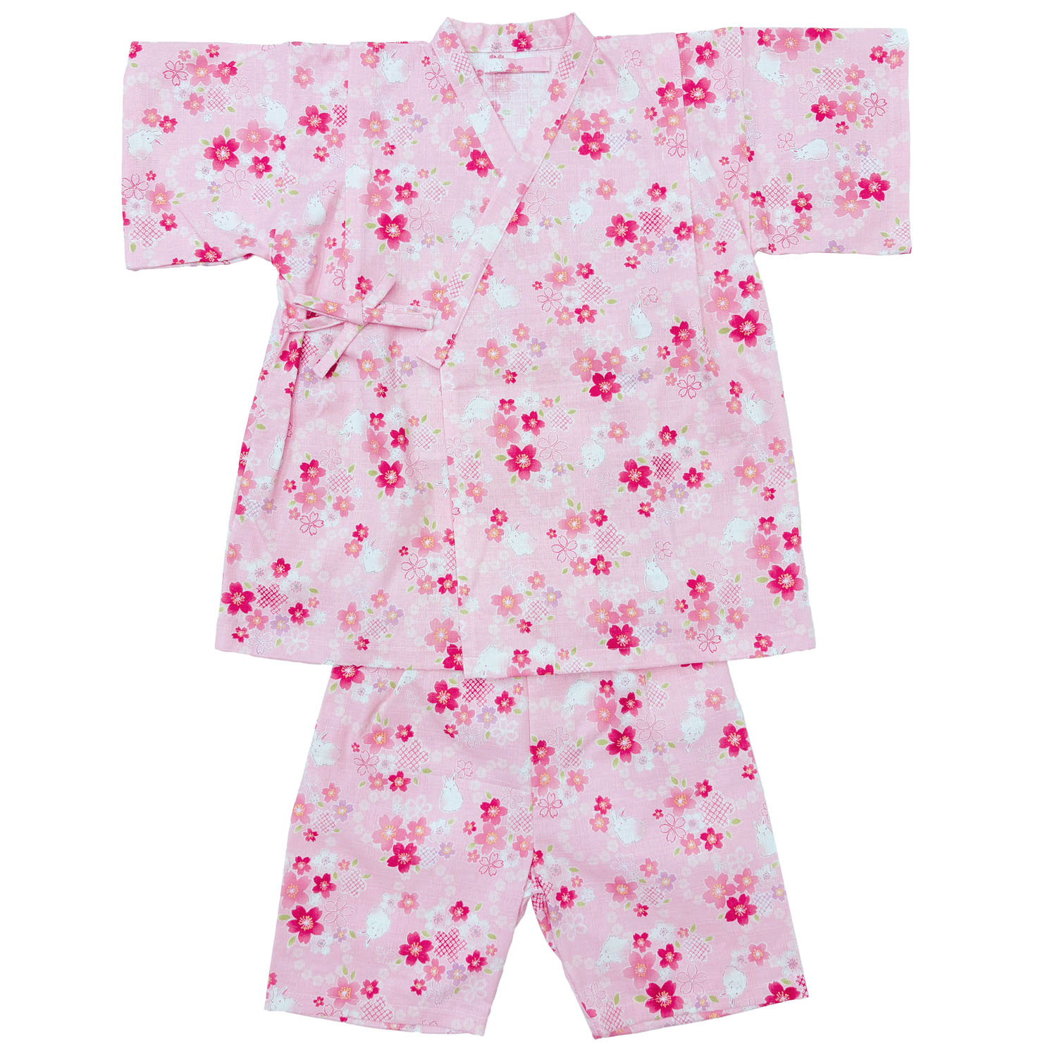 子供用甚平 花うさぎ