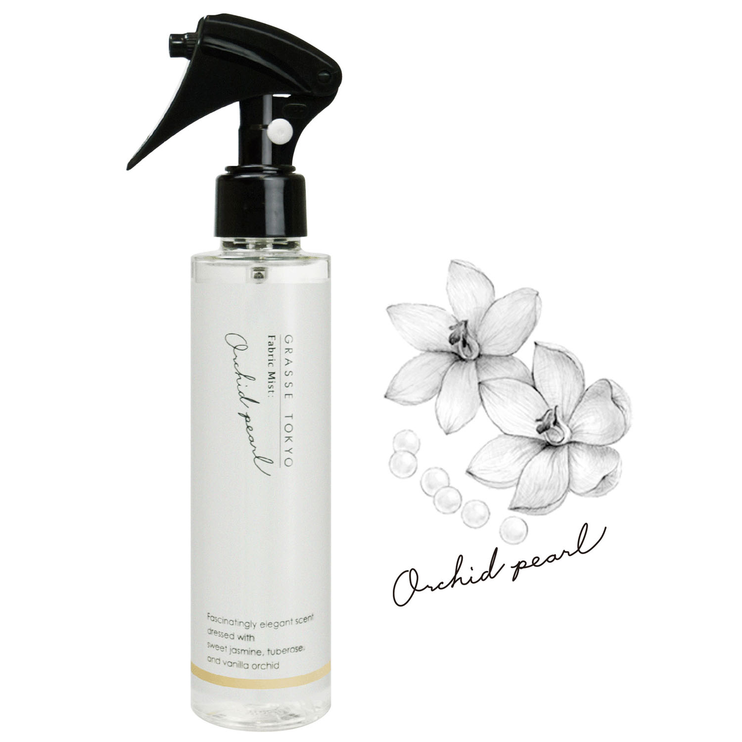 GRASSE TOKYO ファブリックミスト オーキッドパール - 画像4