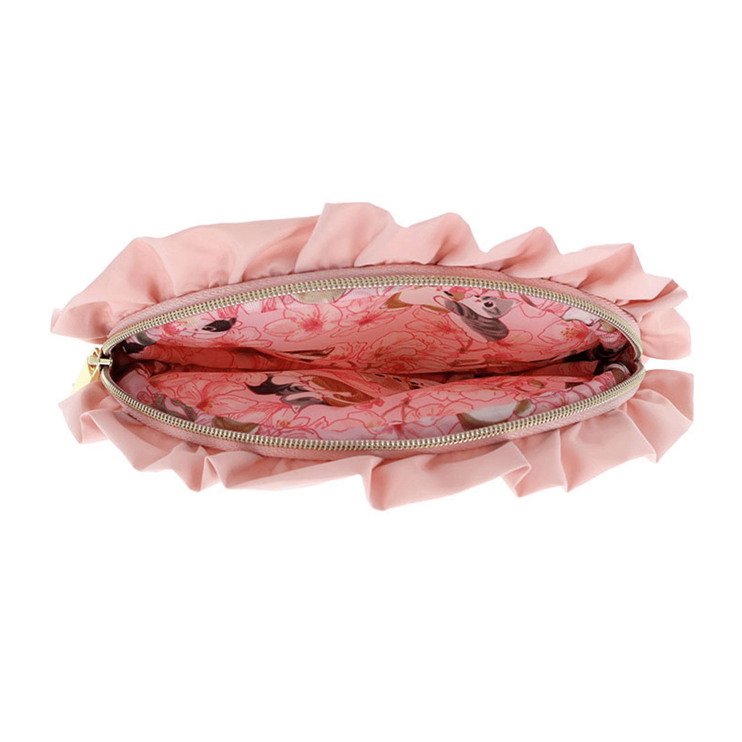 mofusand×日比花壇 フリルミニポーチ - 画像4