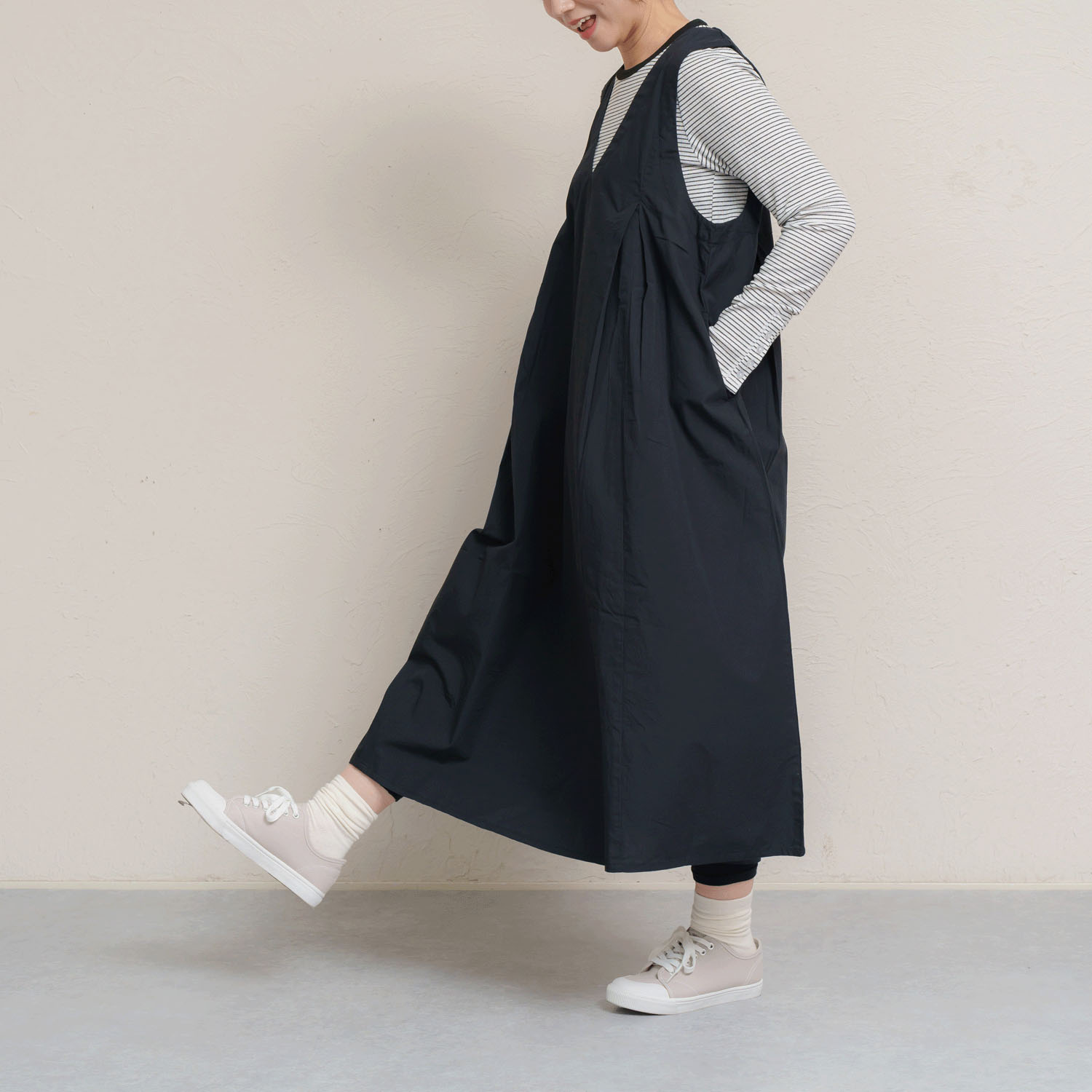 ボックスタックジャンスカワンピース - 画像3