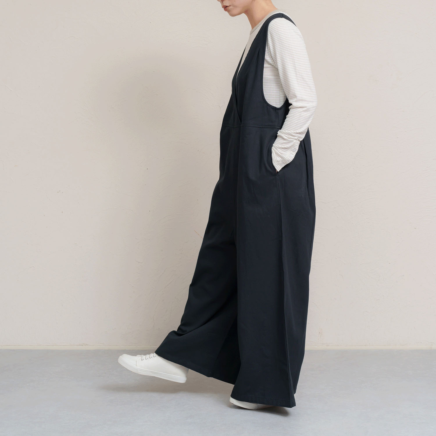 コットンツイル前後2WAYサロペット - 画像3