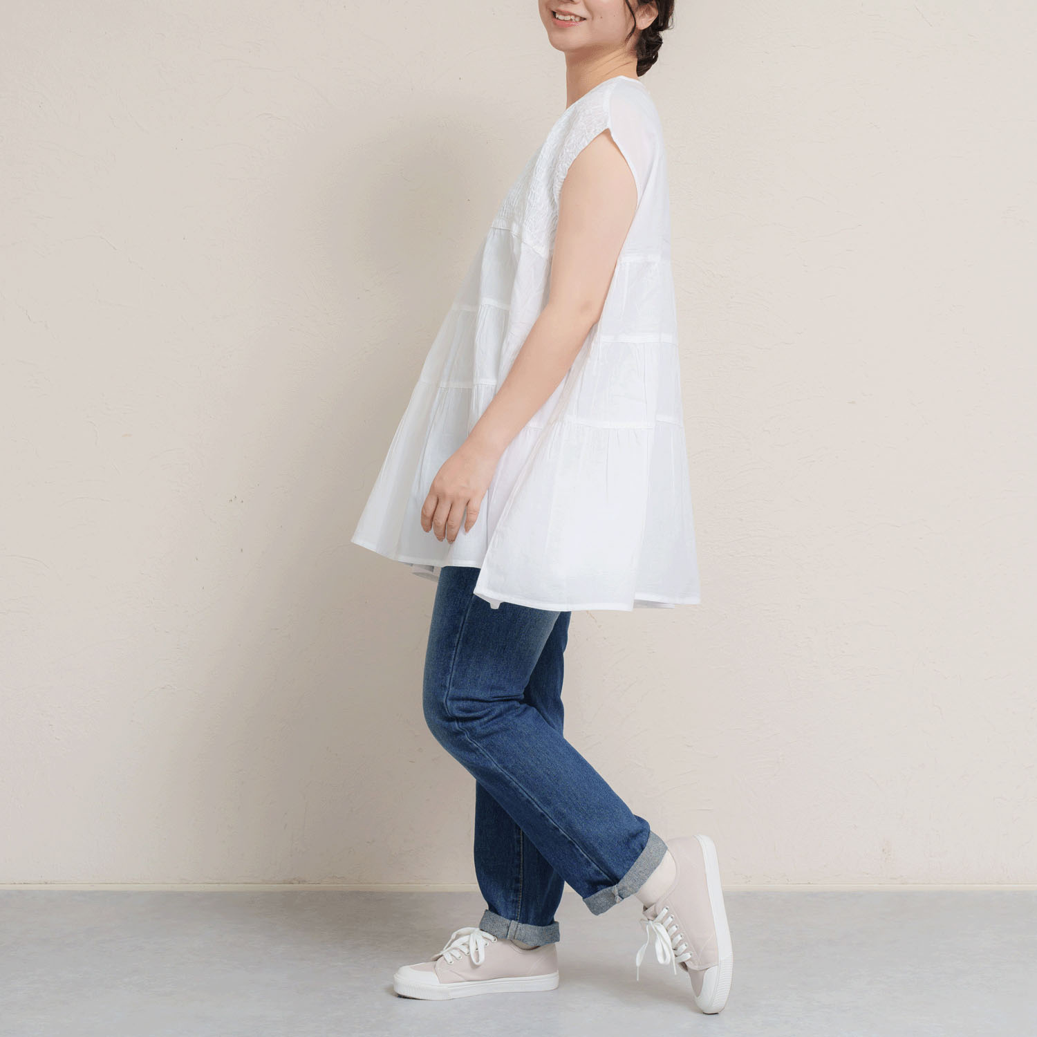 シャーリングティアードチュニック - 画像3