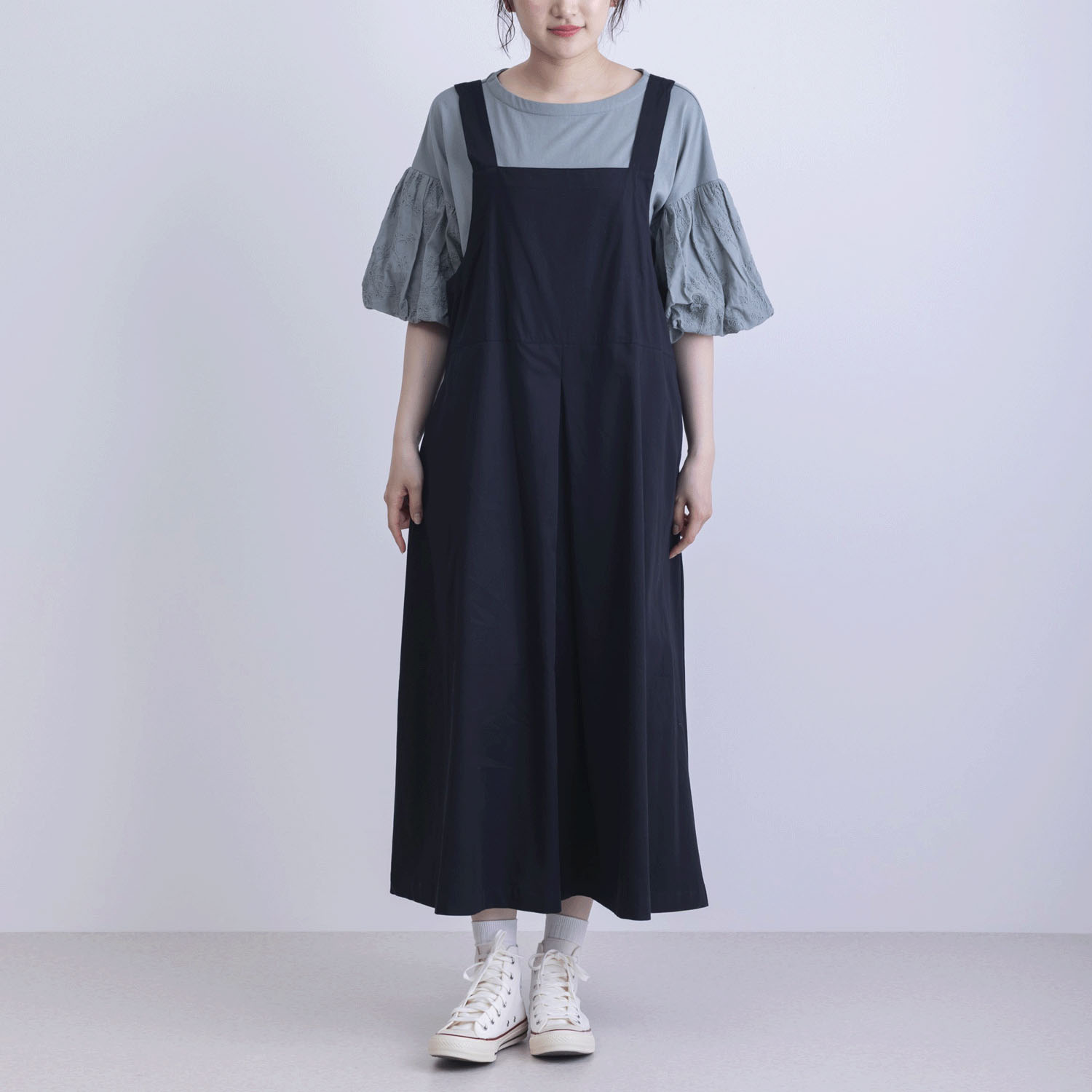 コットンツイルジャンスカワンピース - 画像1