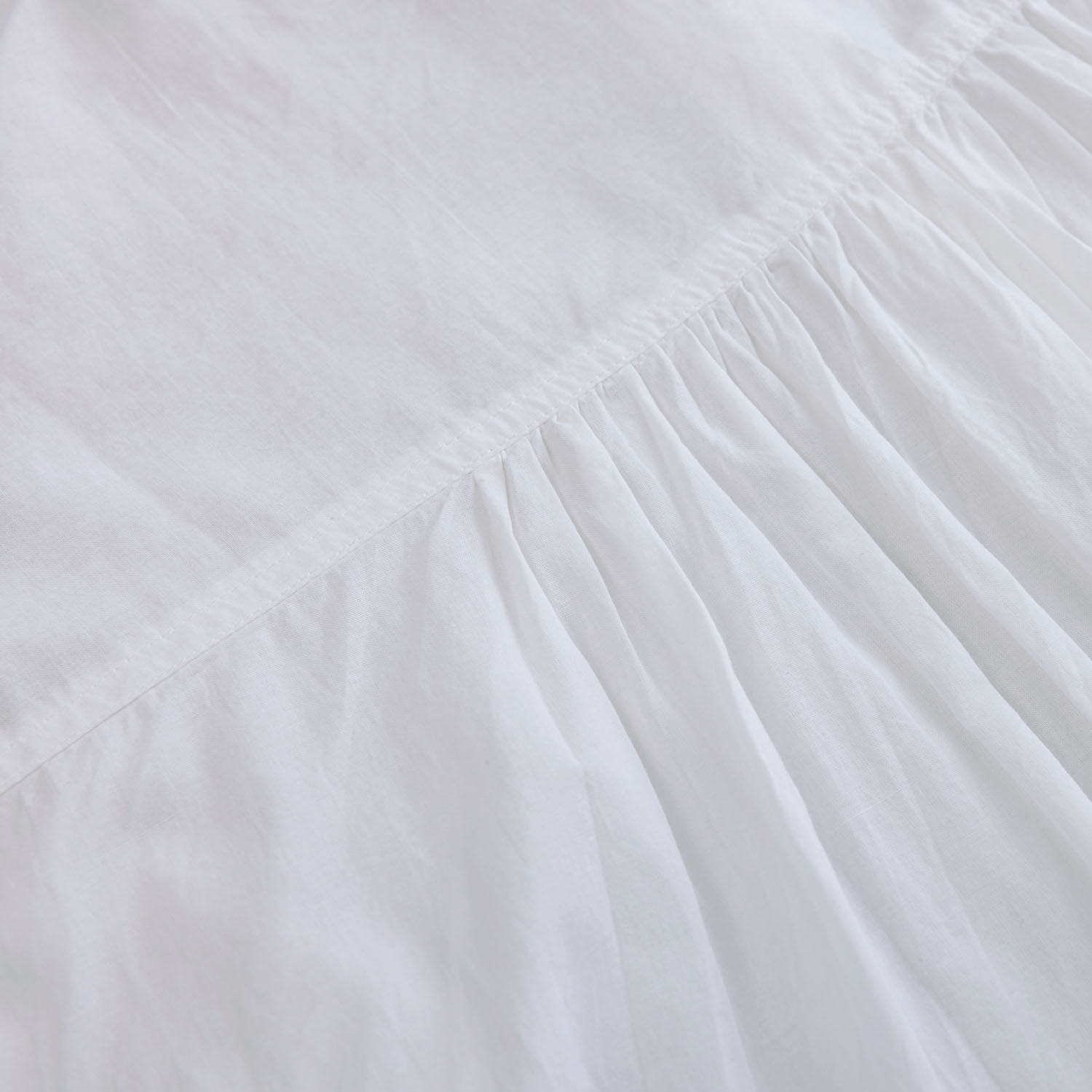 無地チュニック丈前開き5分袖ブラウス - 画像11