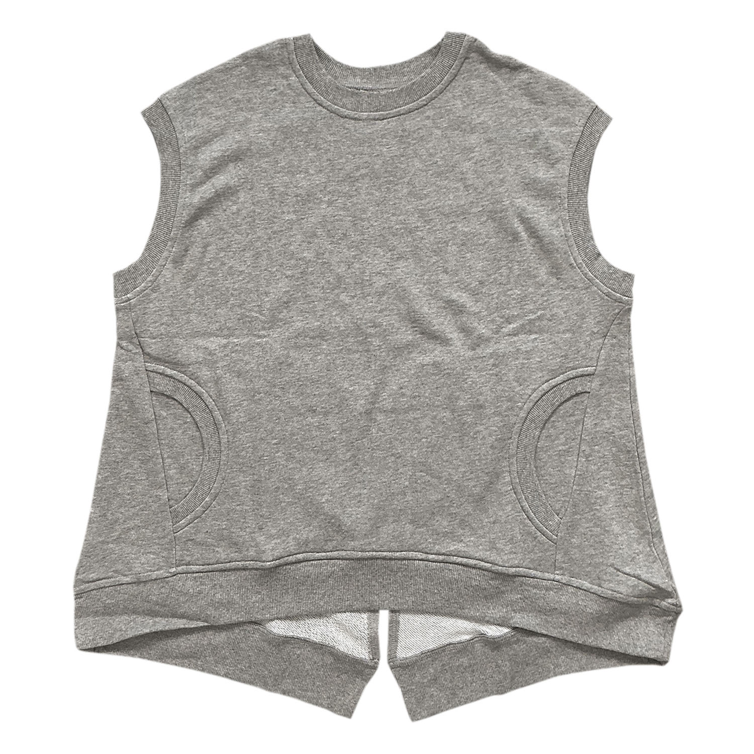 CVC裏毛ポケット付きベスト - 画像5