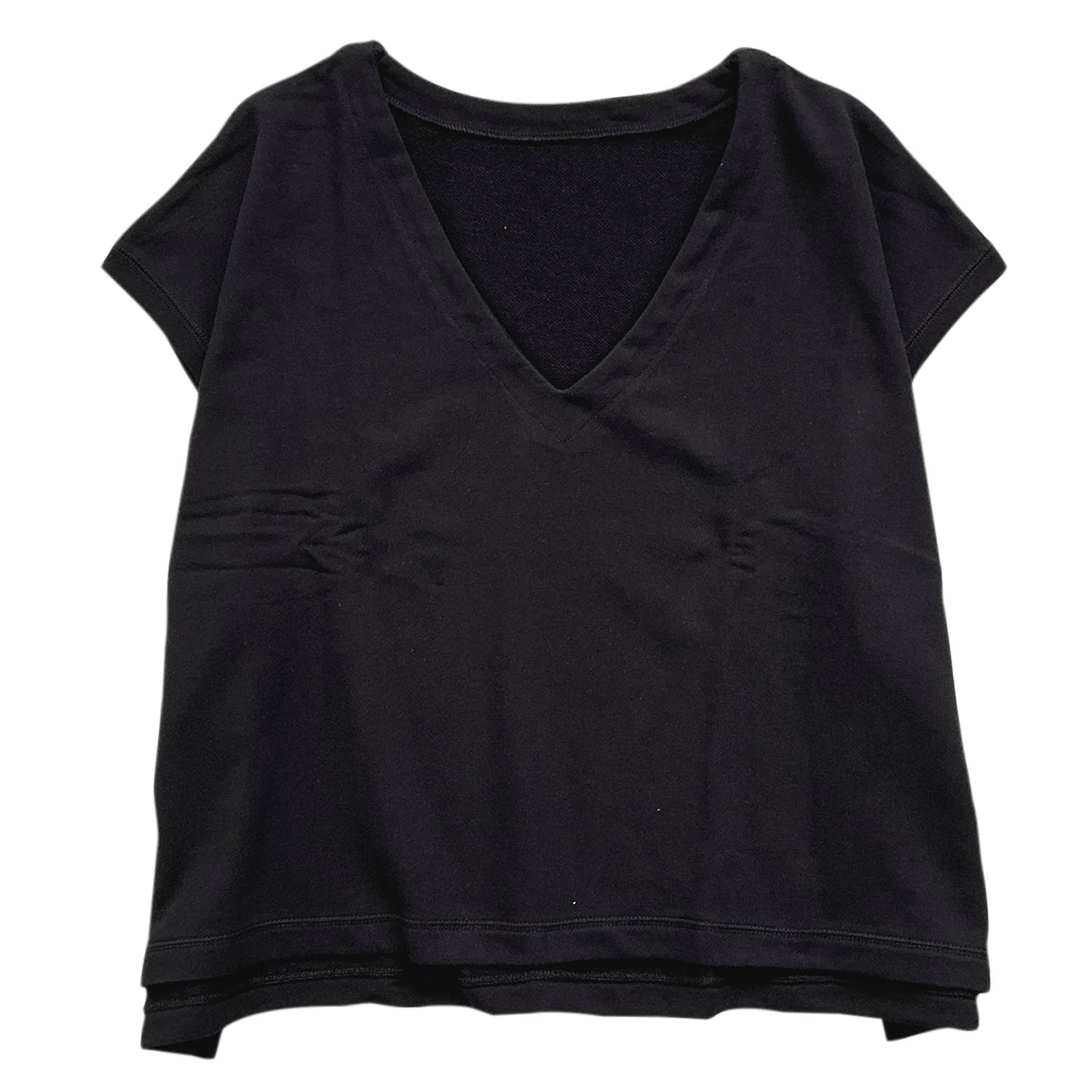 CVC裏毛深Vネックベスト - 画像11