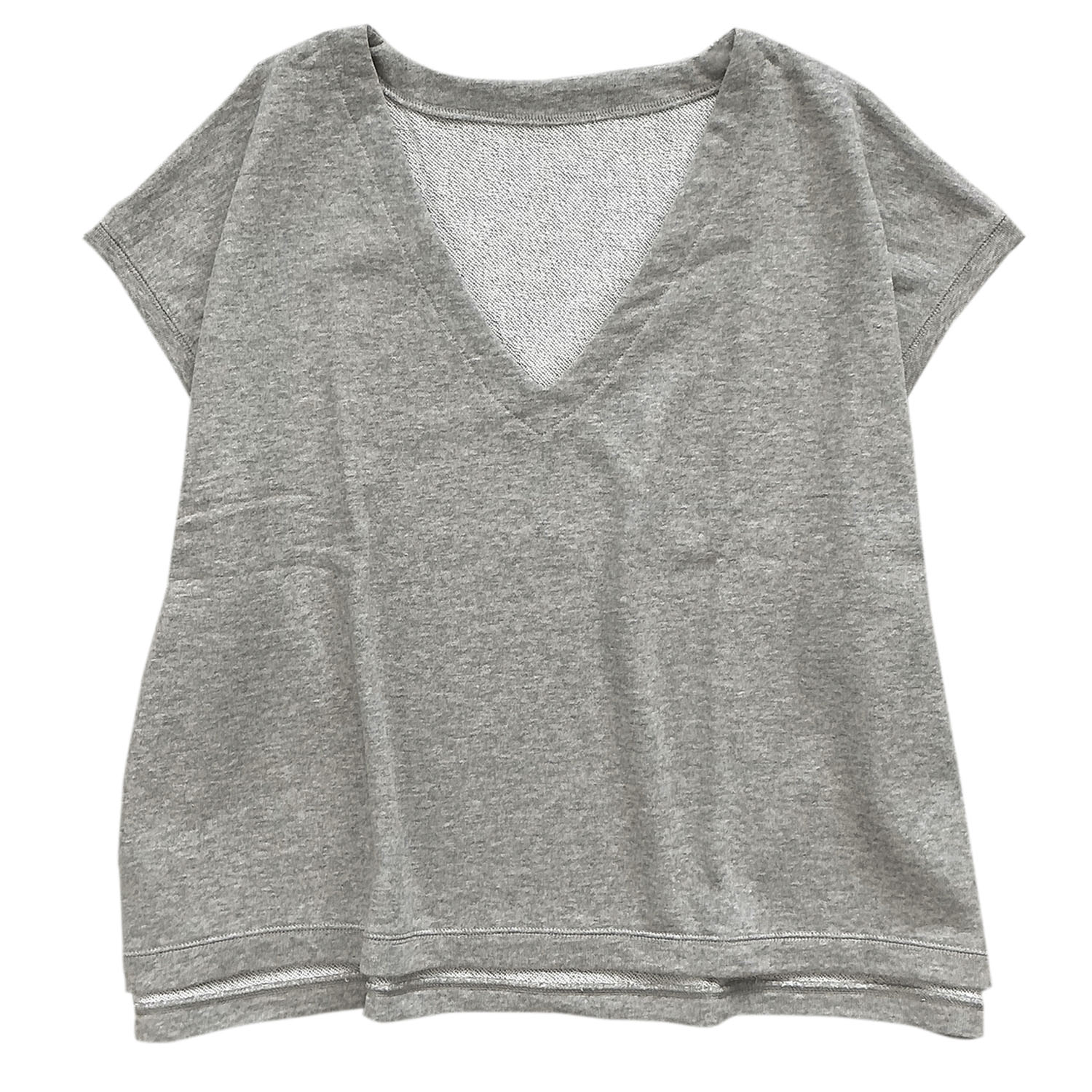 CVC裏毛深Vネックベスト - 画像6