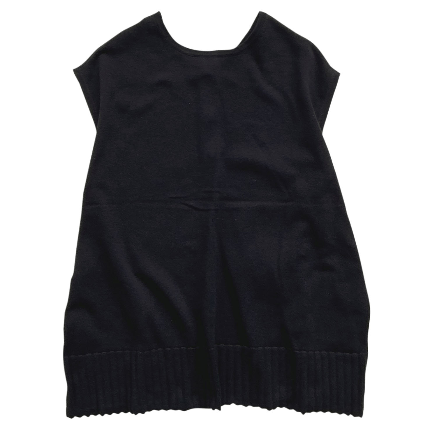 綿ニット前後2WAYベスト - 画像7