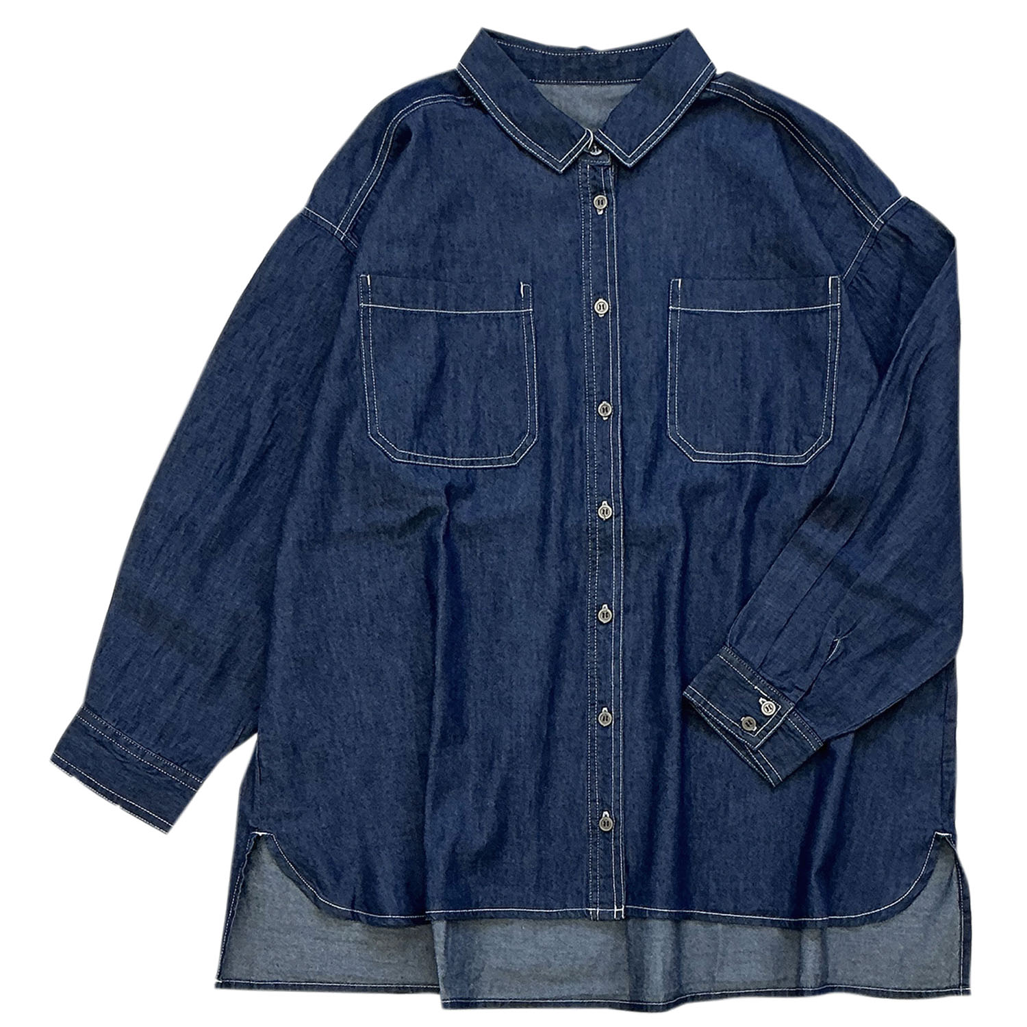 デニムシャツブラウス - 画像12