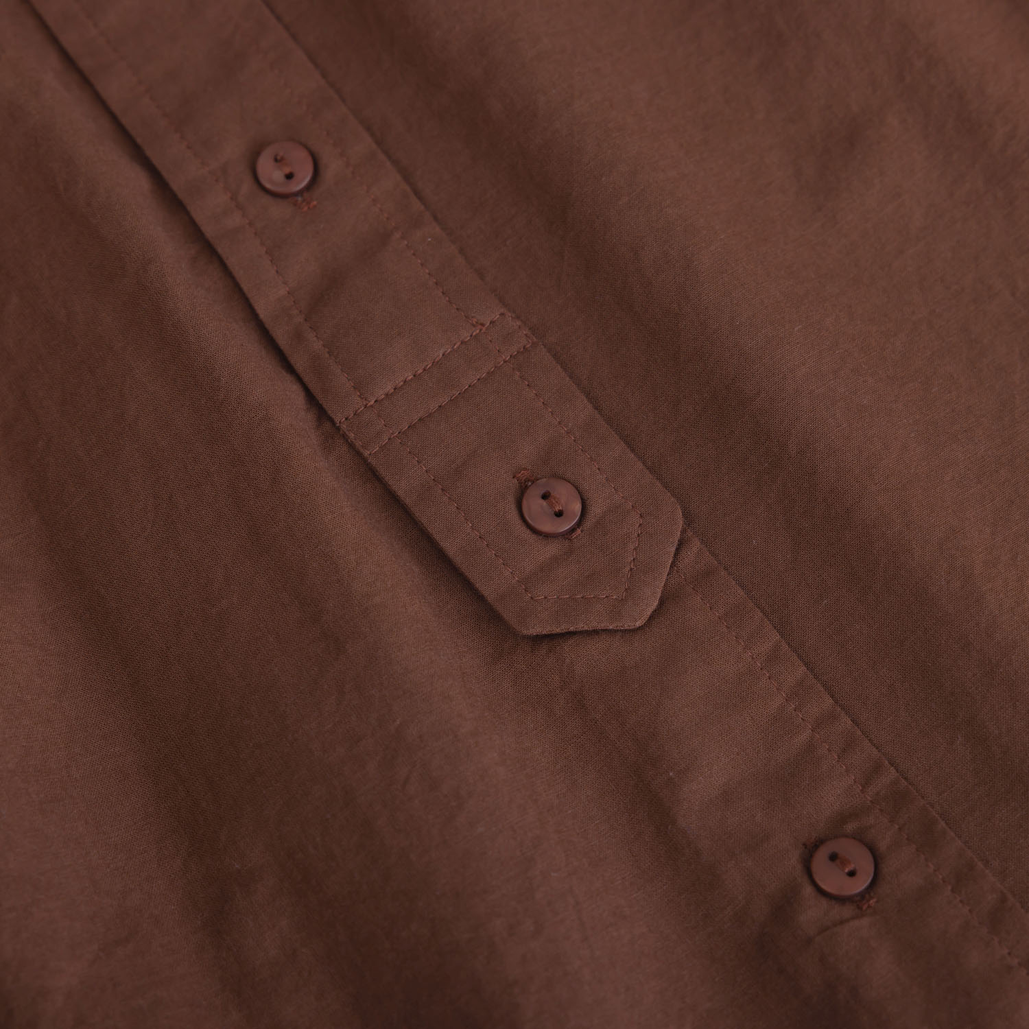 無地前立てデザインシャツブラウス - 画像8