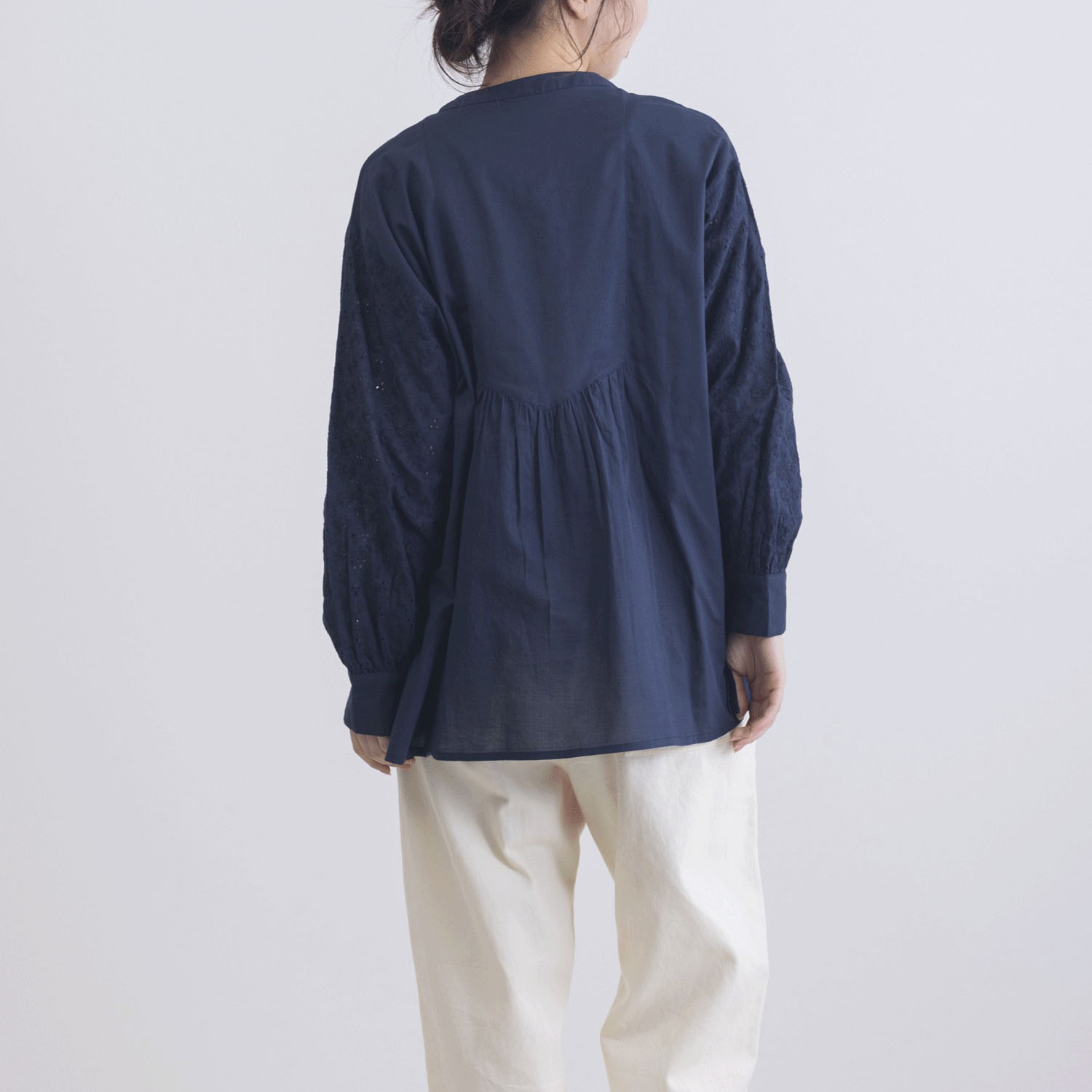 シフリー刺繍前開きブラウス - 画像18