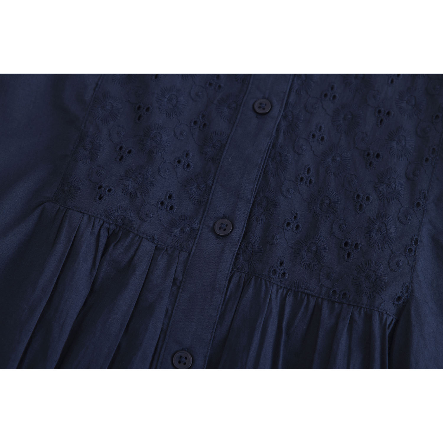 シフリー刺繍前開きブラウス - 画像19