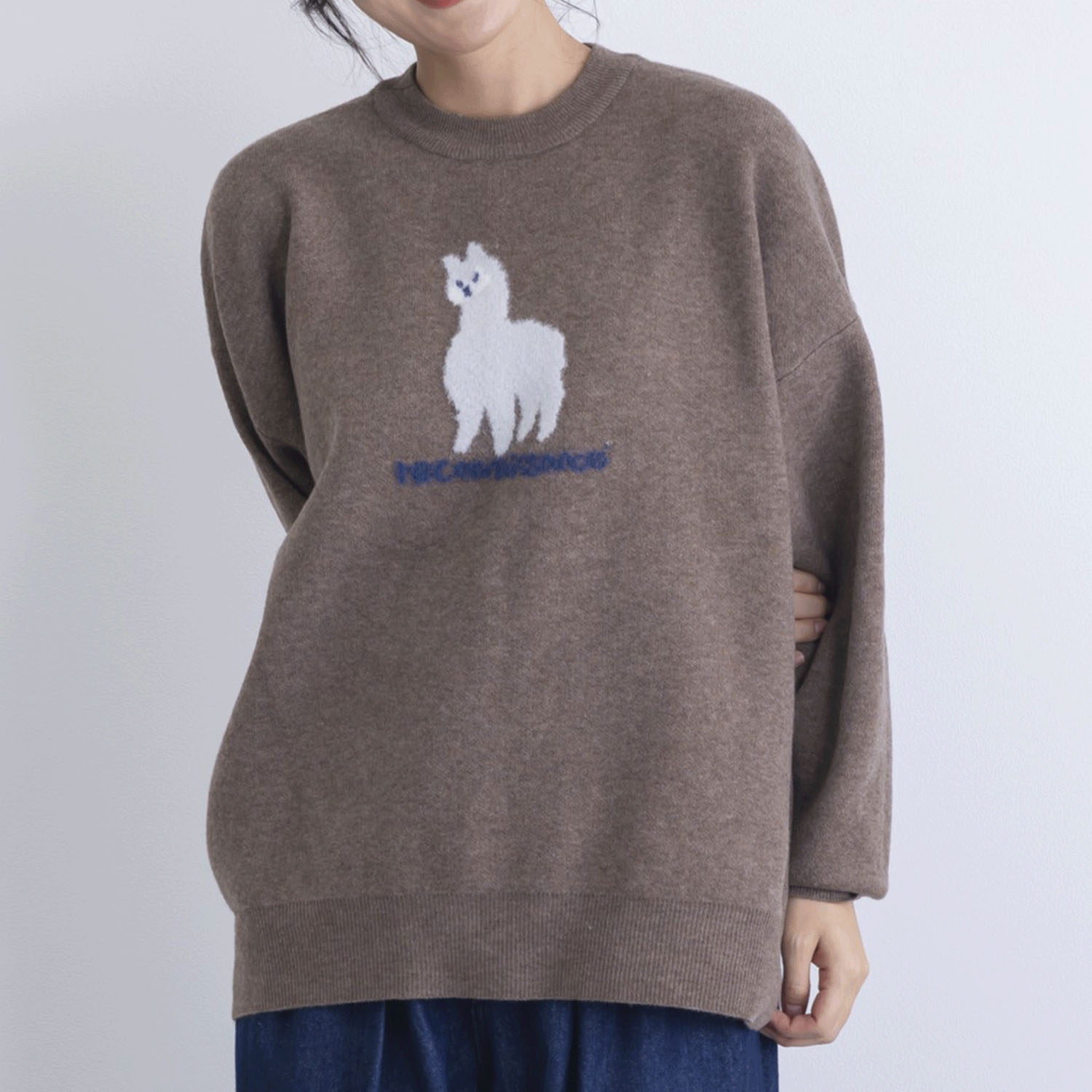 インターシャニットプルオーバー - 画像1