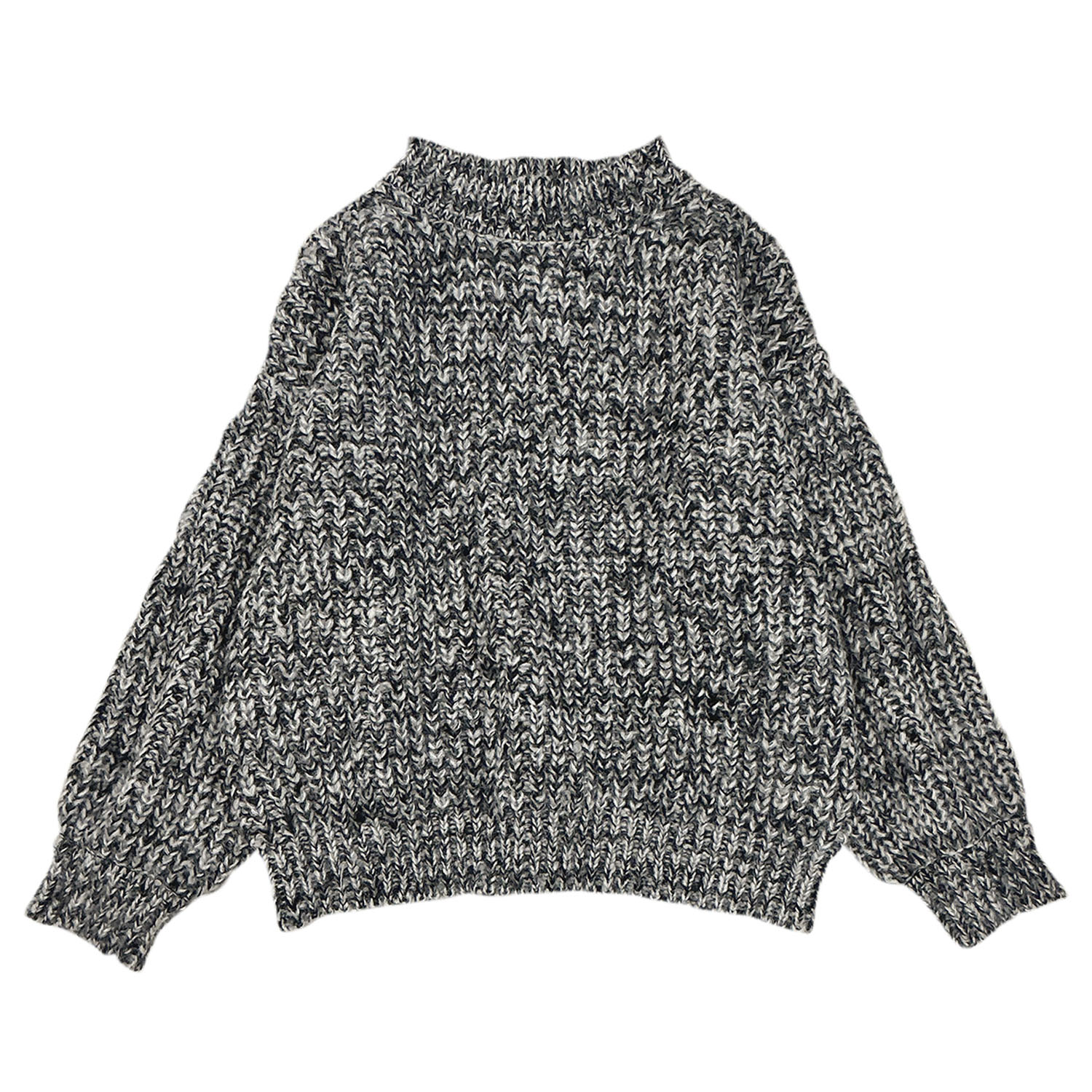 カラフルメランジニットプルオーバー - 画像6