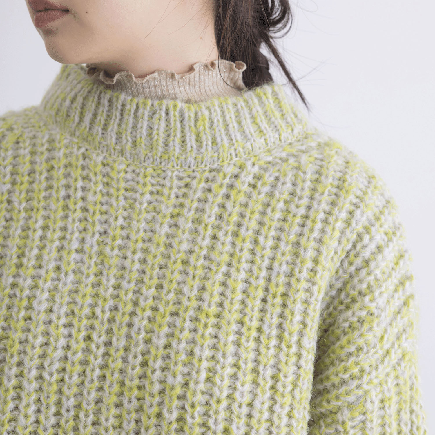 カラフルメランジニットプルオーバー - 画像10