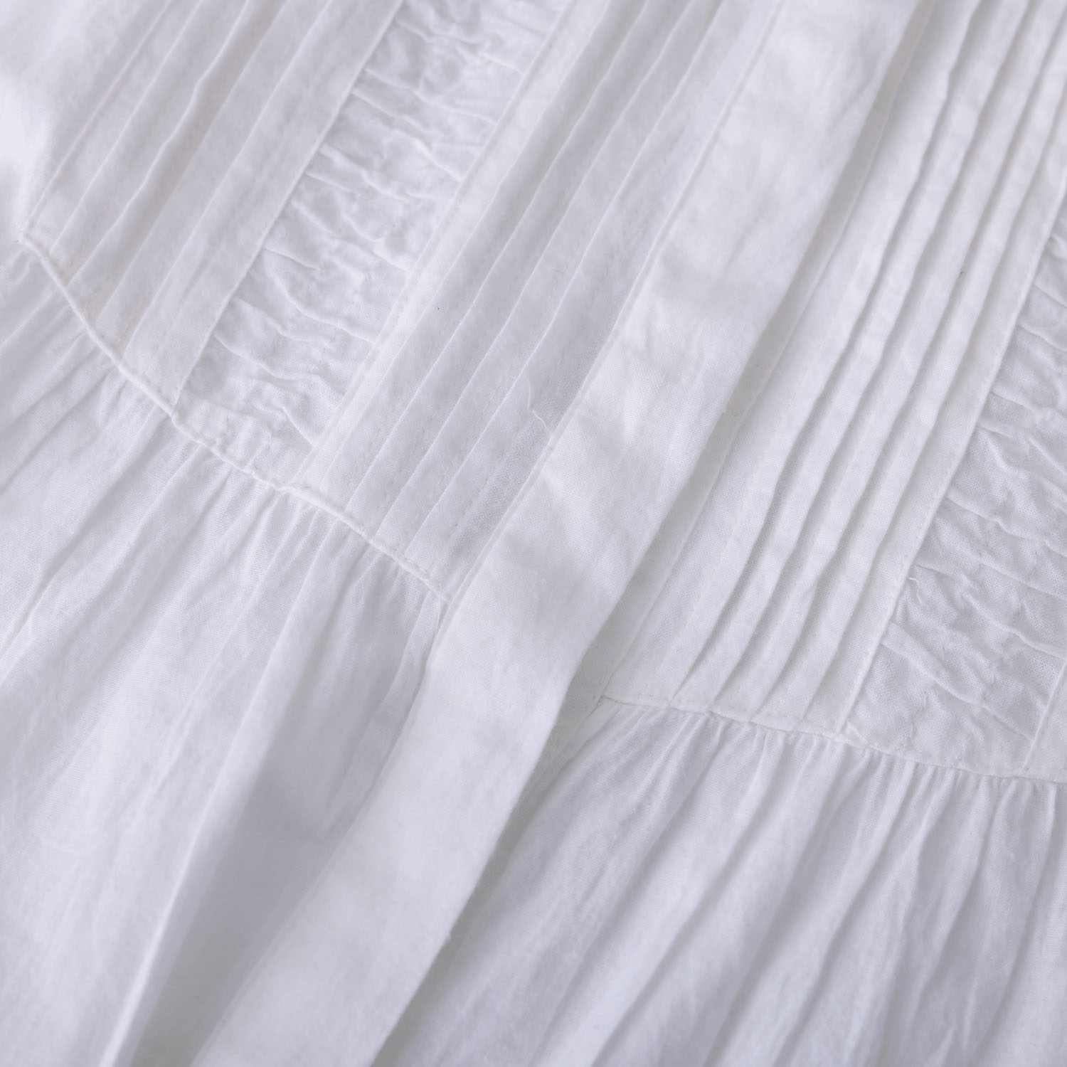 胸元シャーリング＆ピンタックブラウス - 画像5