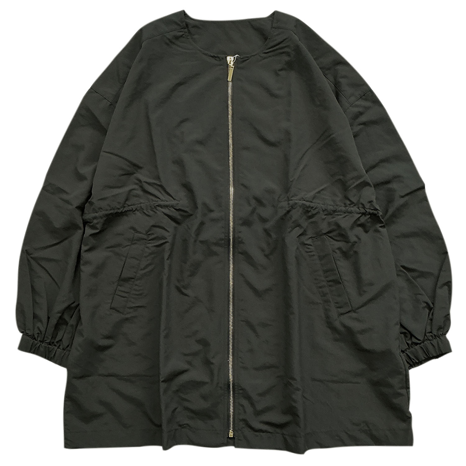 撥水＆花粉リリース加工ミドル丈アウター - 画像10