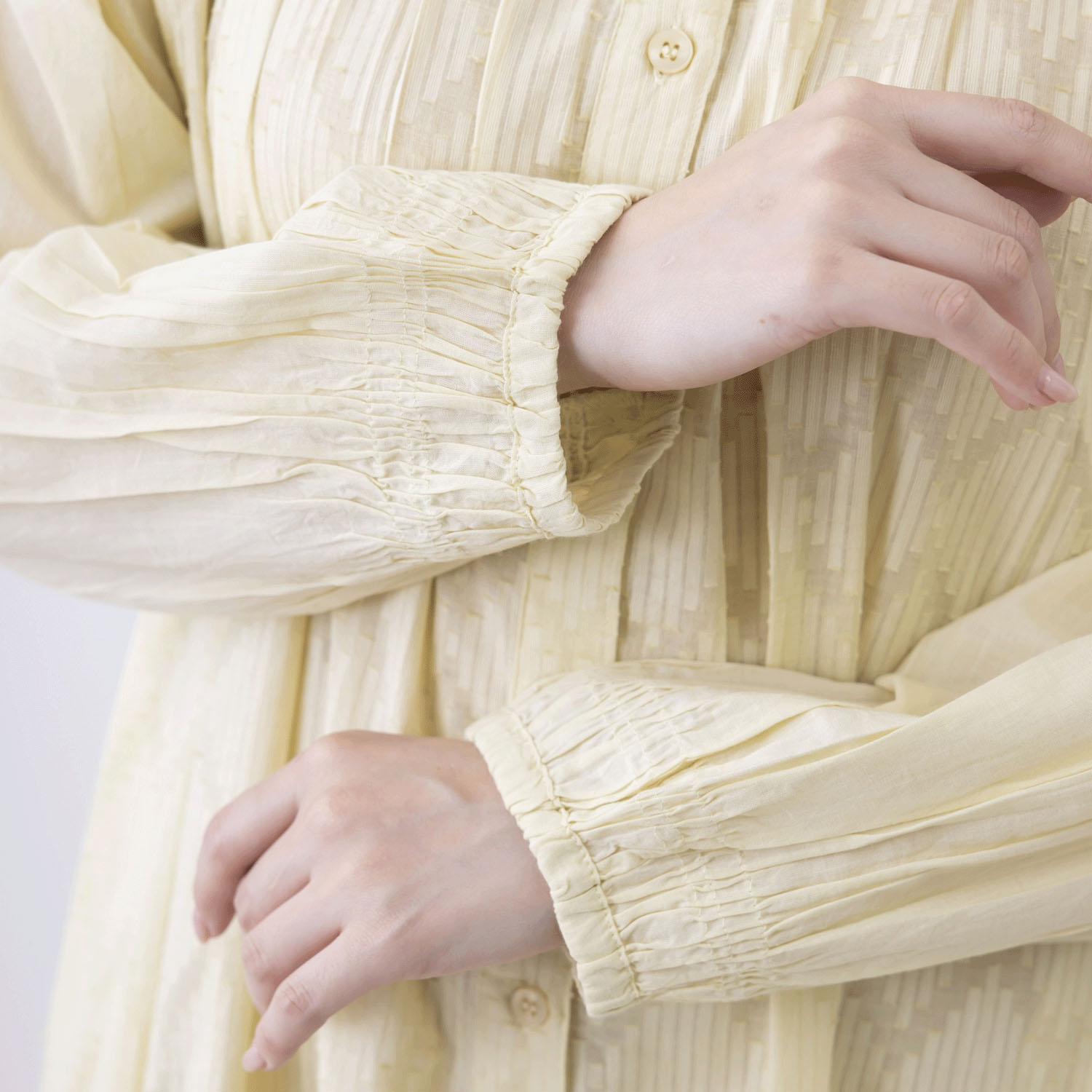 無地＆JQD前開きワンピース - 画像20