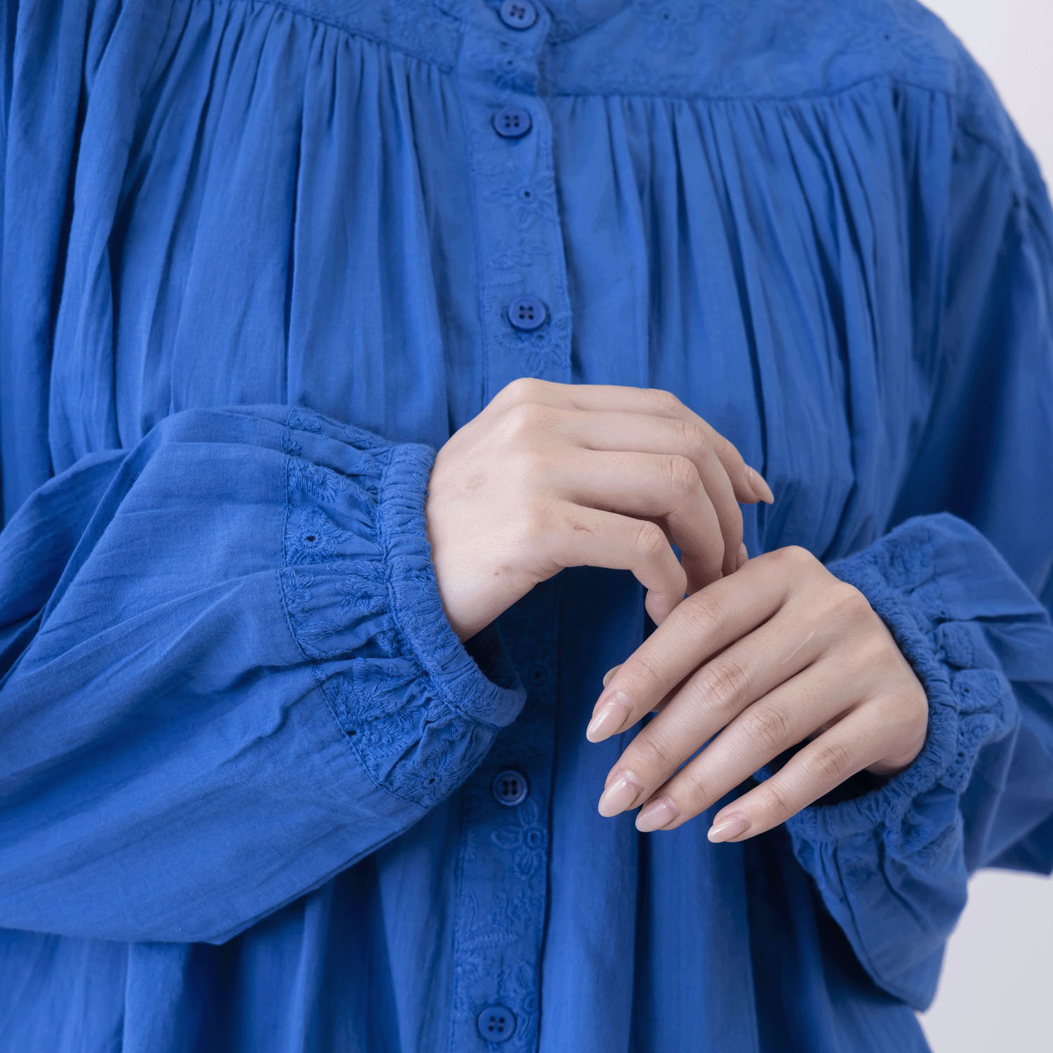 無地＆シフリー刺繍ブラウス - 画像19