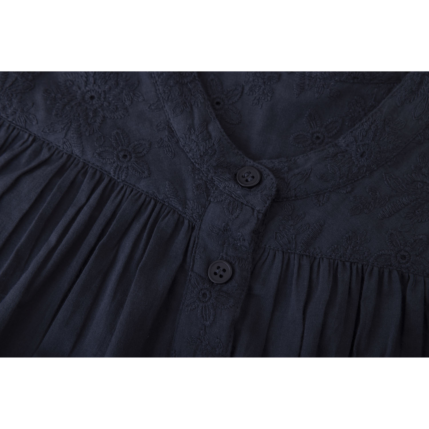 無地＆シフリー刺繍ブラウス - 画像5