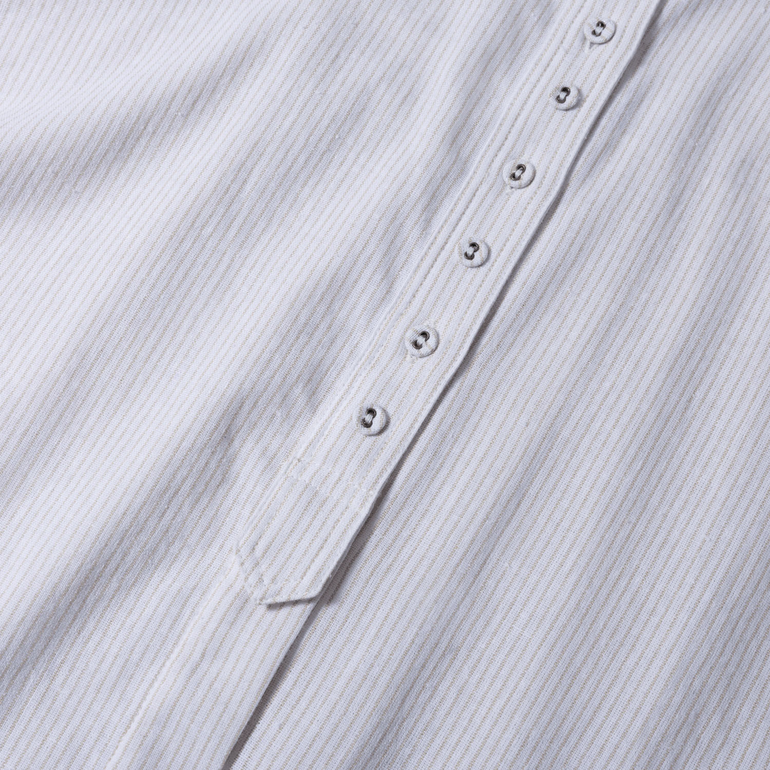 ストライプ柄前開きブラウス - 画像14