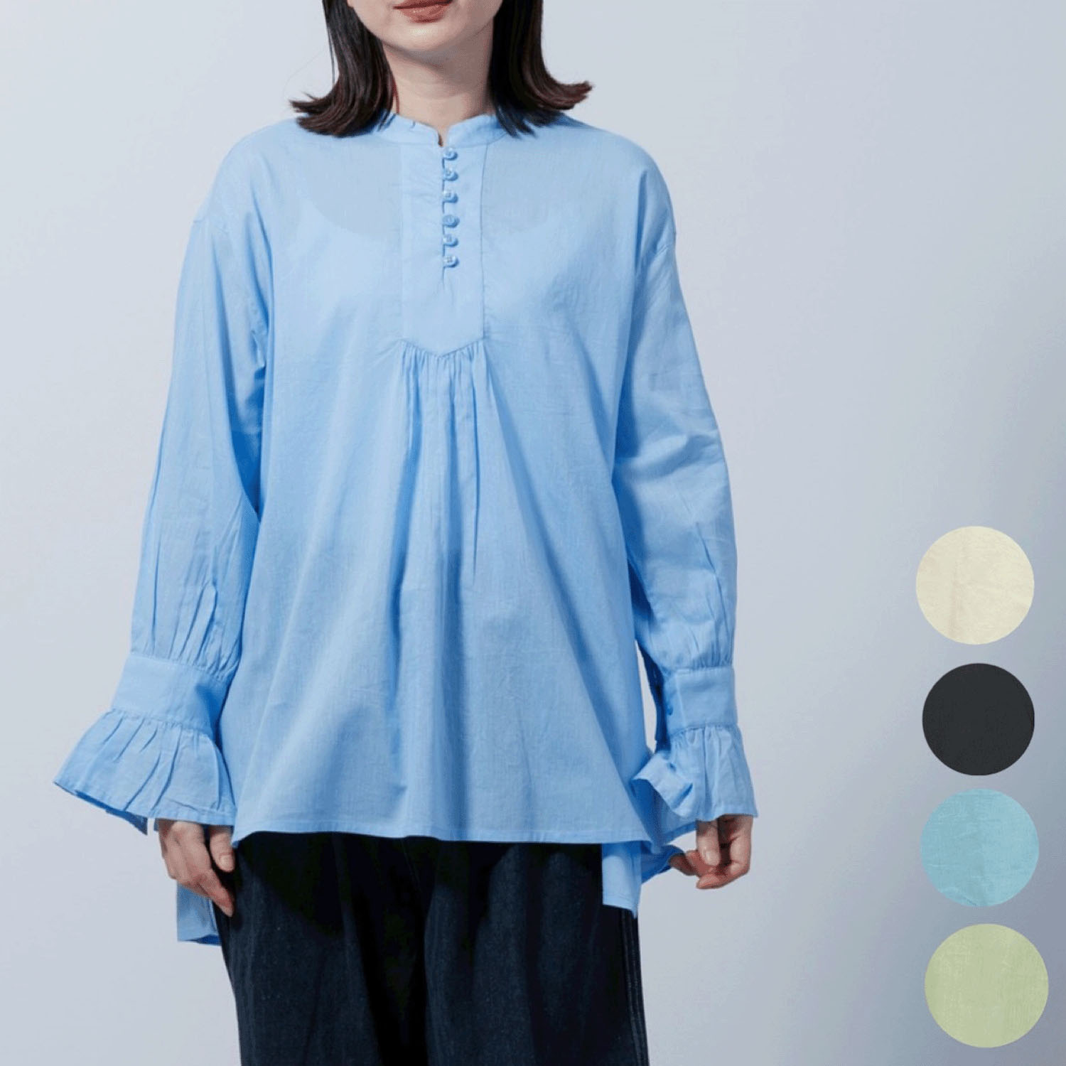 キャンディースリーブブラウス - 画像1