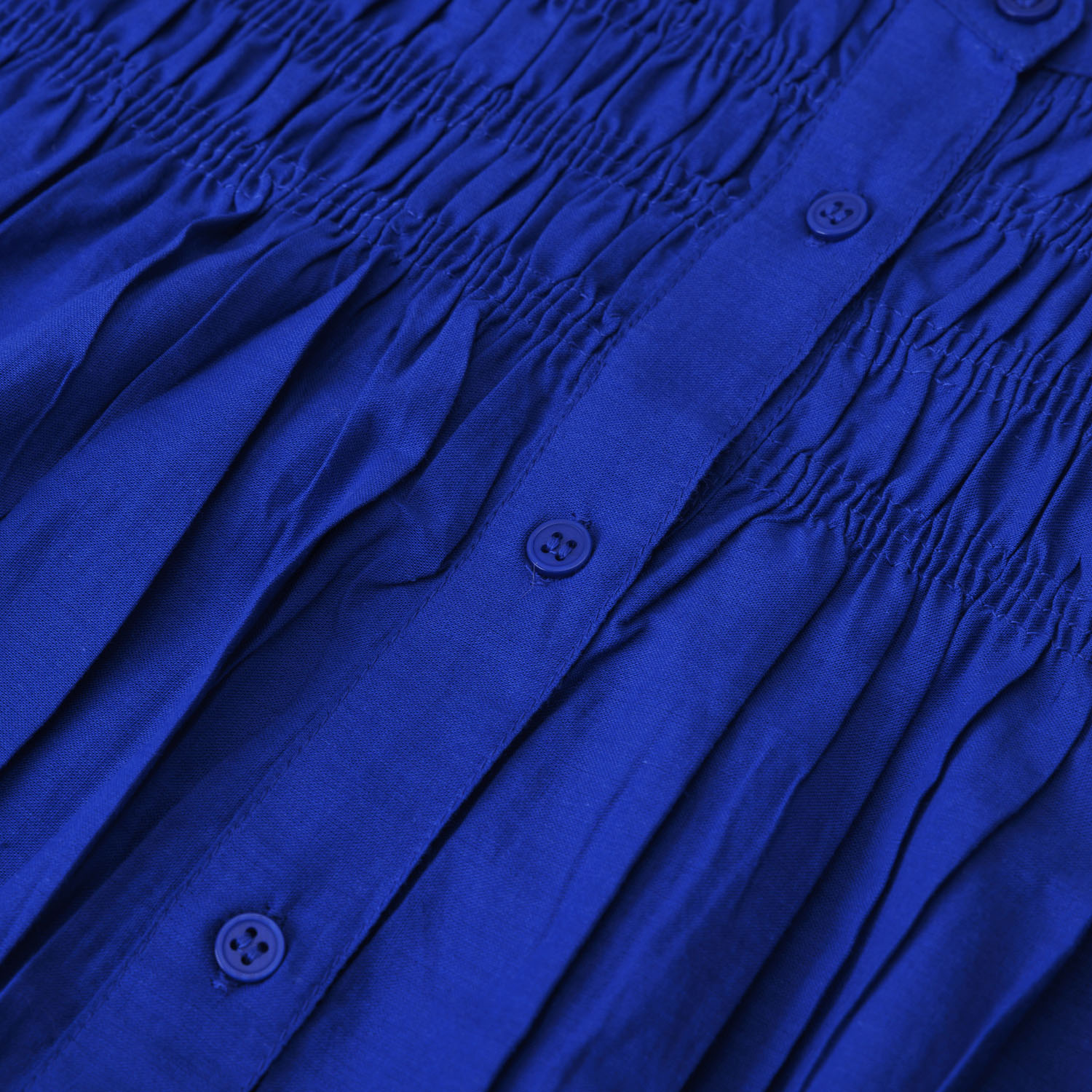 胸元シャーリング裾スカラップブラウス - 画像20