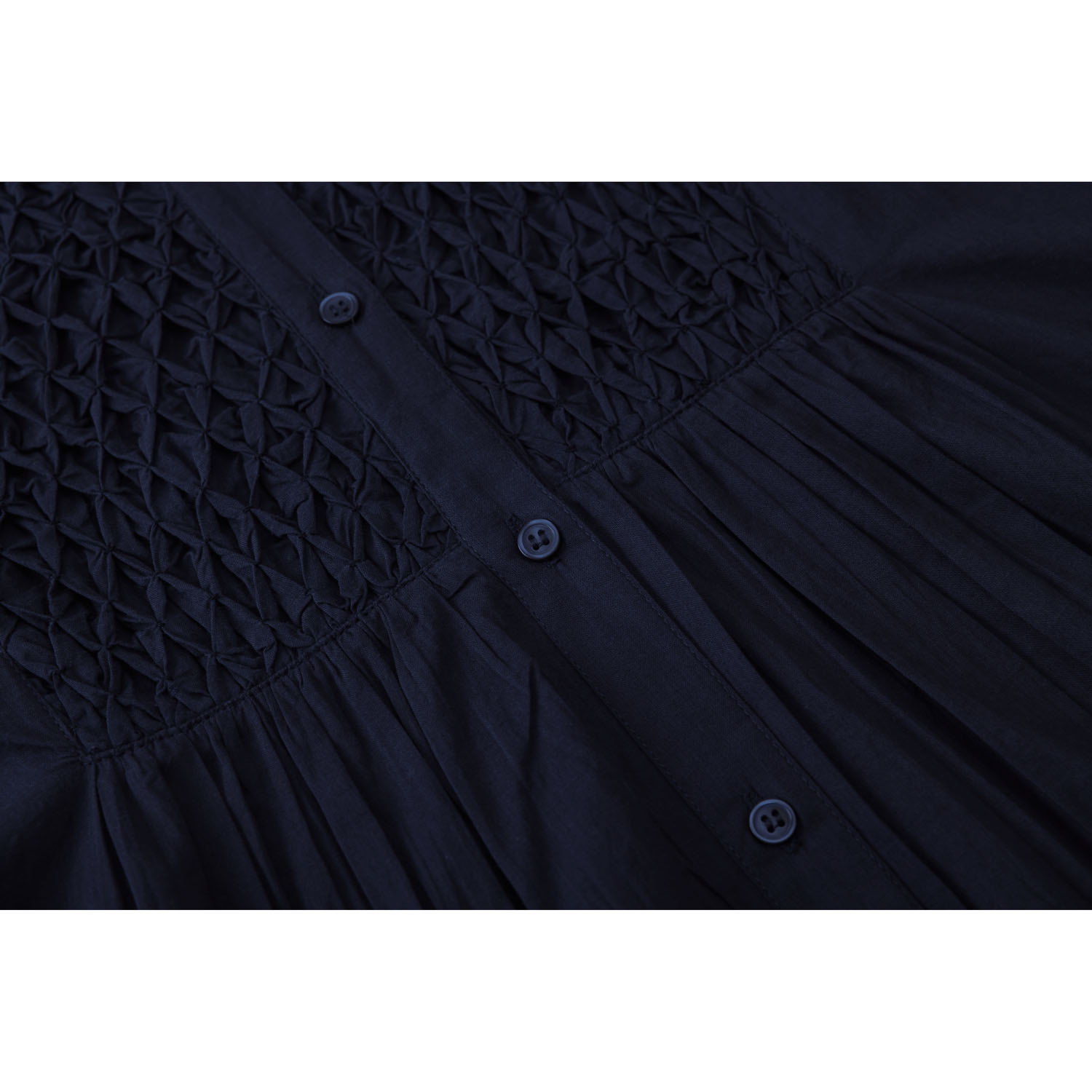 ブザムスモッキング前開きワンピース - 画像12