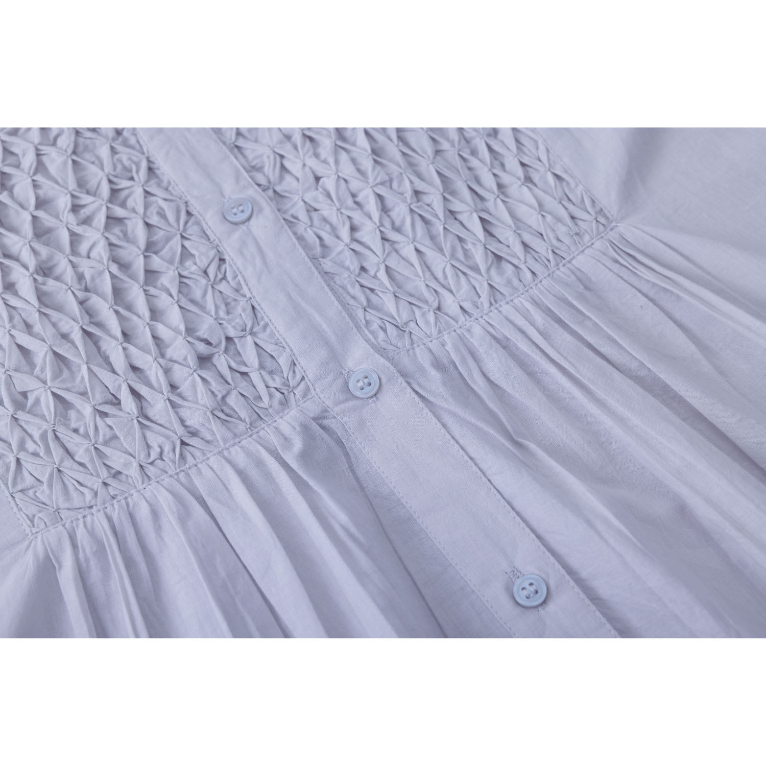 ブザムスモッキング前開きワンピース - 画像6