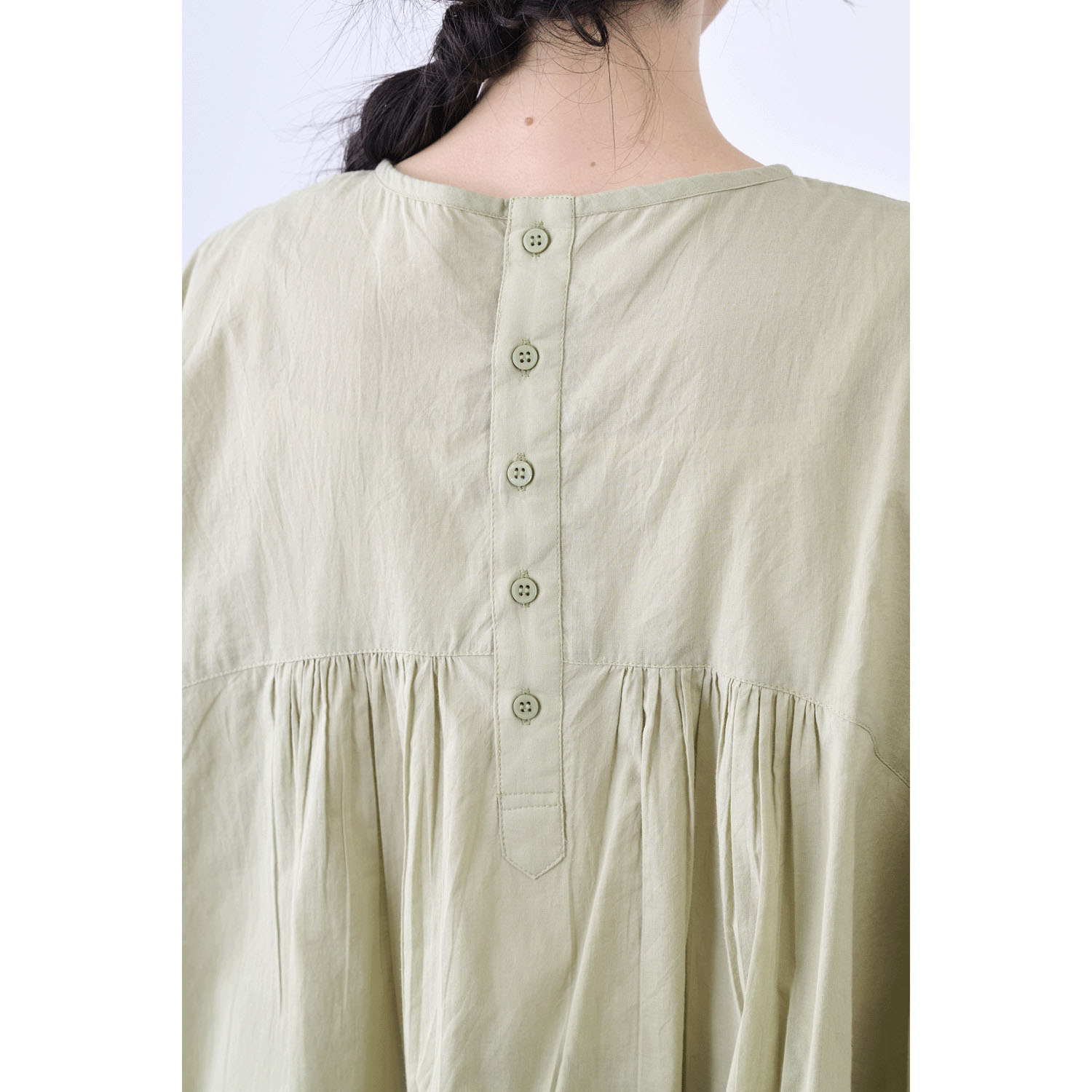 前ヨークシフリーギャザーブラウス - 画像14