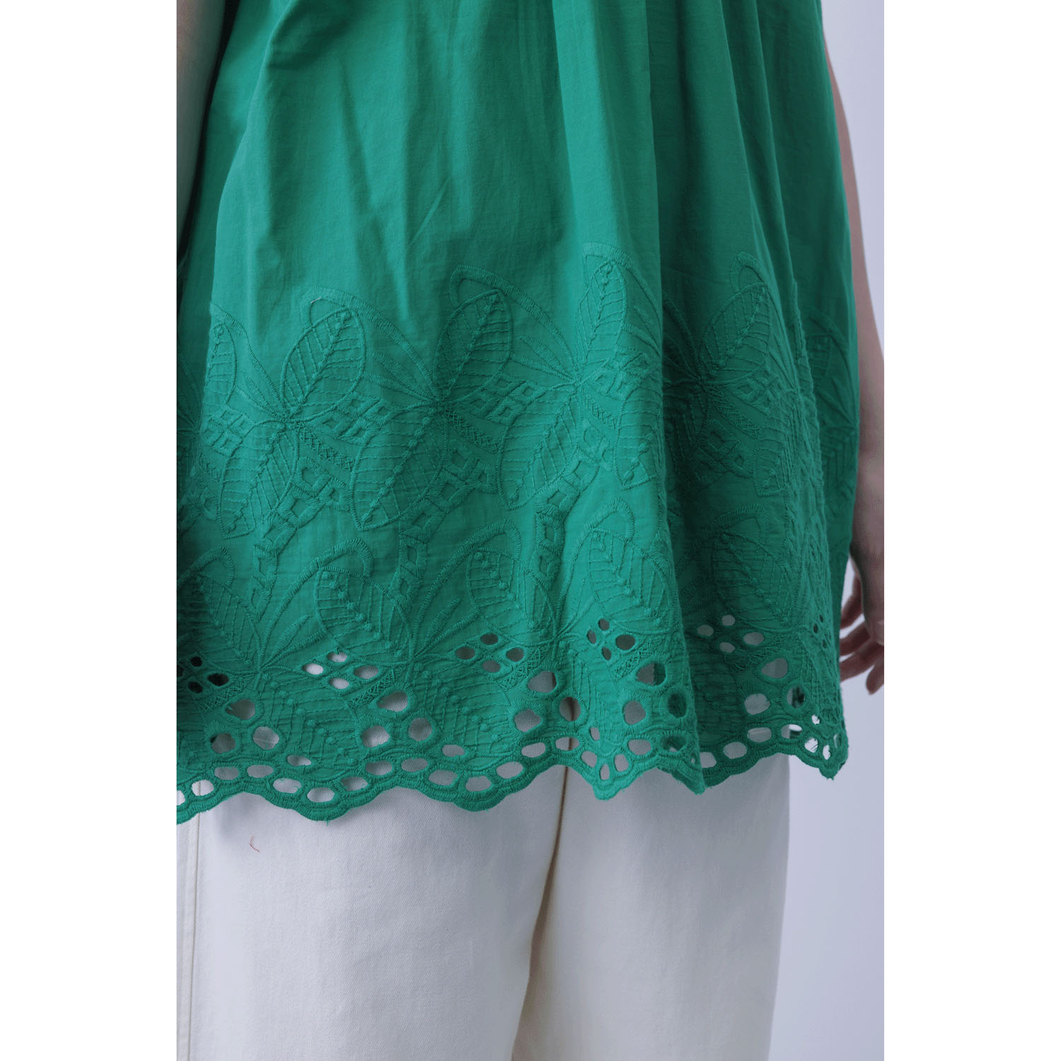 裾シフリーシャツカラーチュニックブラウス - 画像13