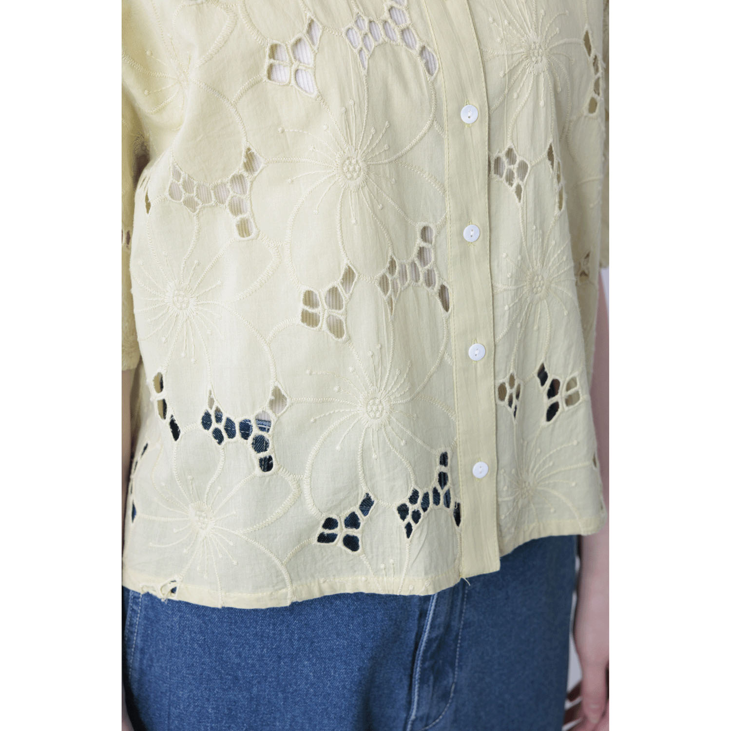 シフリー刺繍×無地シャツブラウス - 画像20