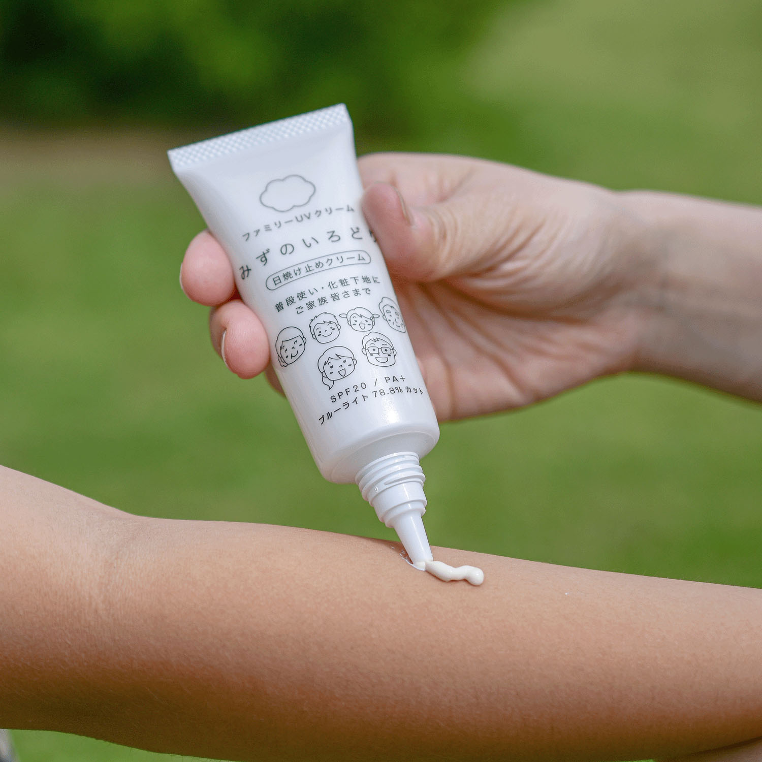 ファミリーUVクリーム 水の彩 40g - 画像2