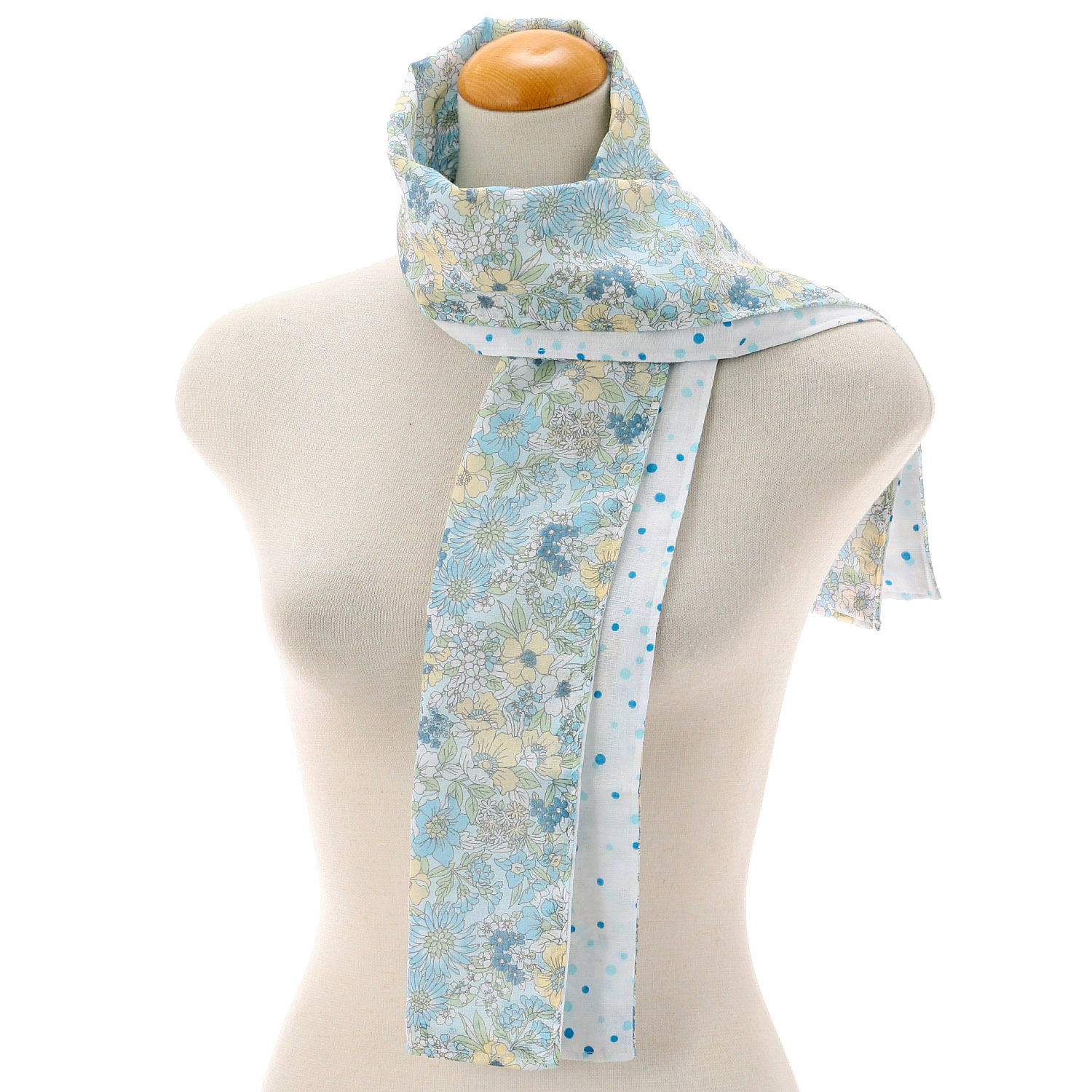 ウォーキングガーゼ UV加工 マルチ花柄 - 画像4