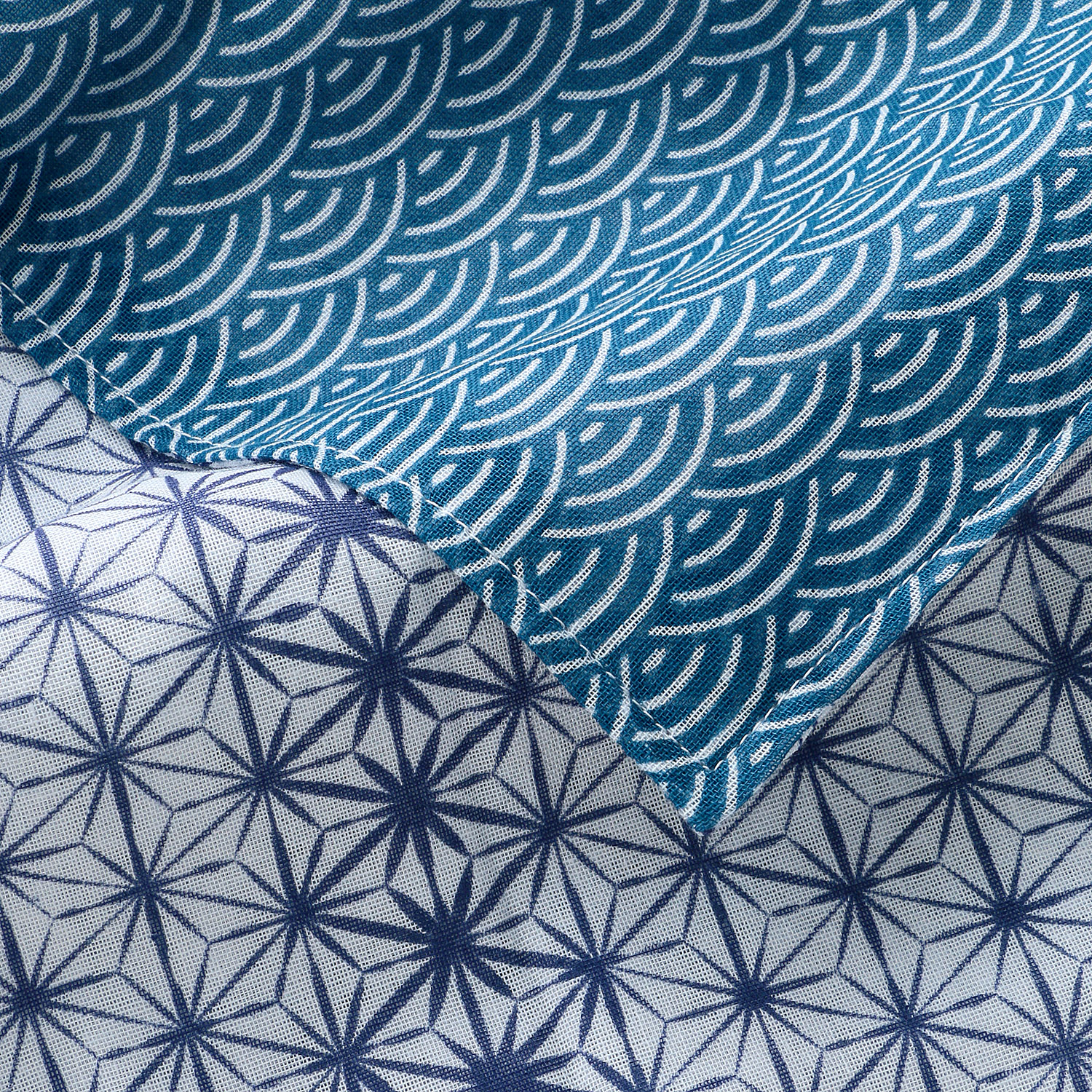 ウォーキングガーゼ UV加工  青海波 - 画像5