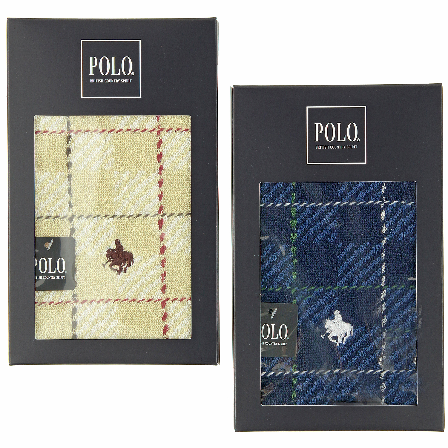 POLO タオルハンカチ 箱入りギフト - 画像1
