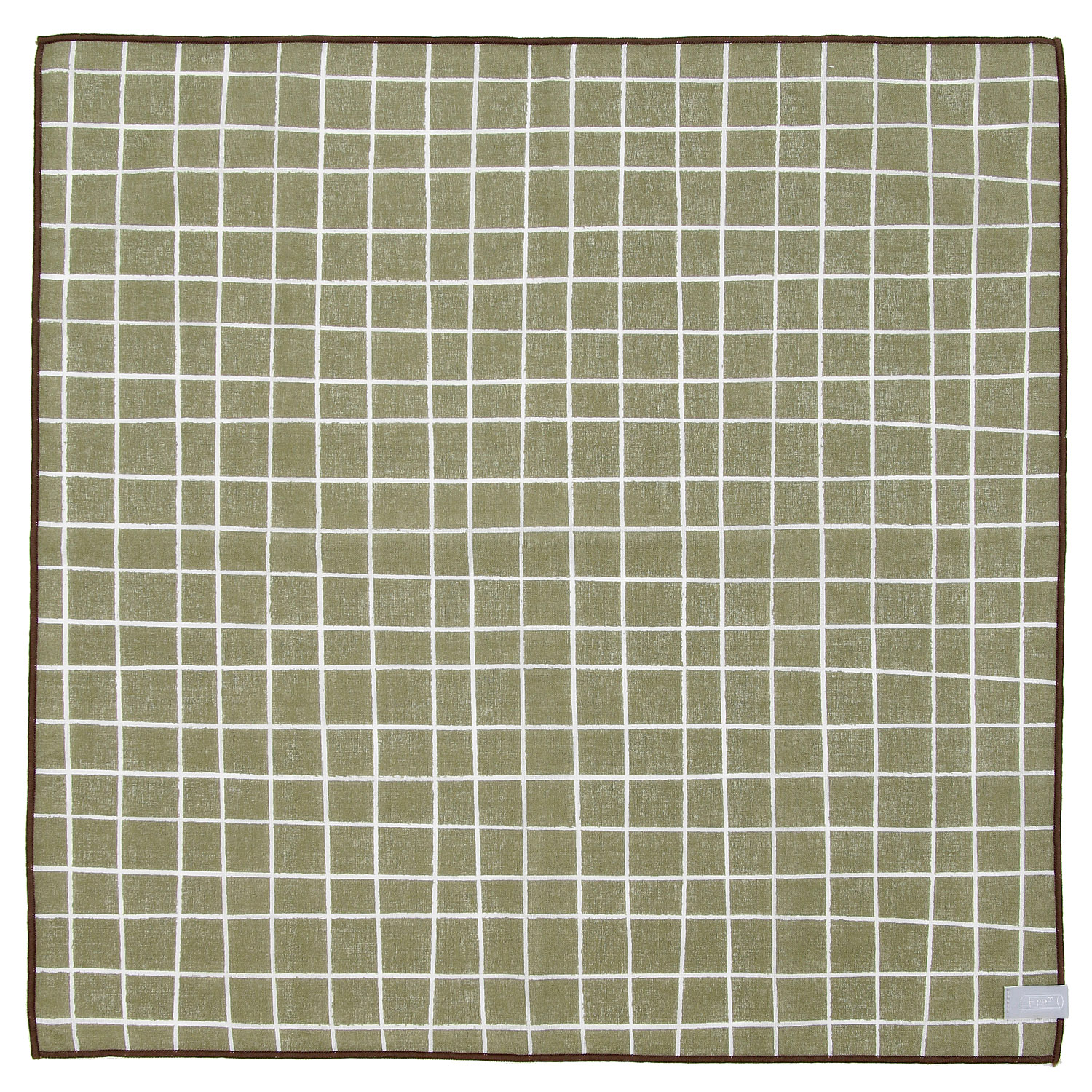 コットンウィンドウペインハンカチwithギフトBOX - 画像3