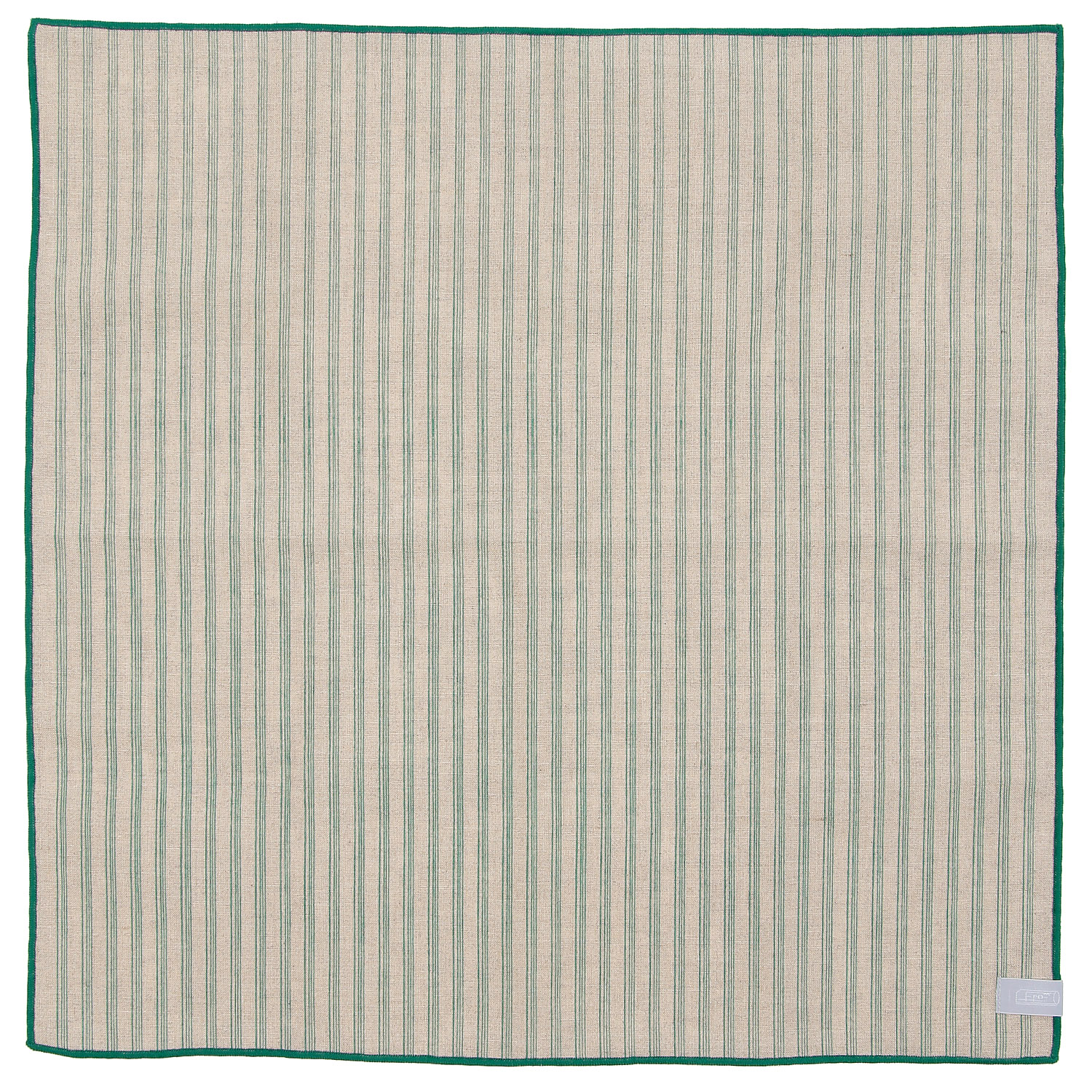 リネンピンストライプハンカチwithギフトBOX - 画像4