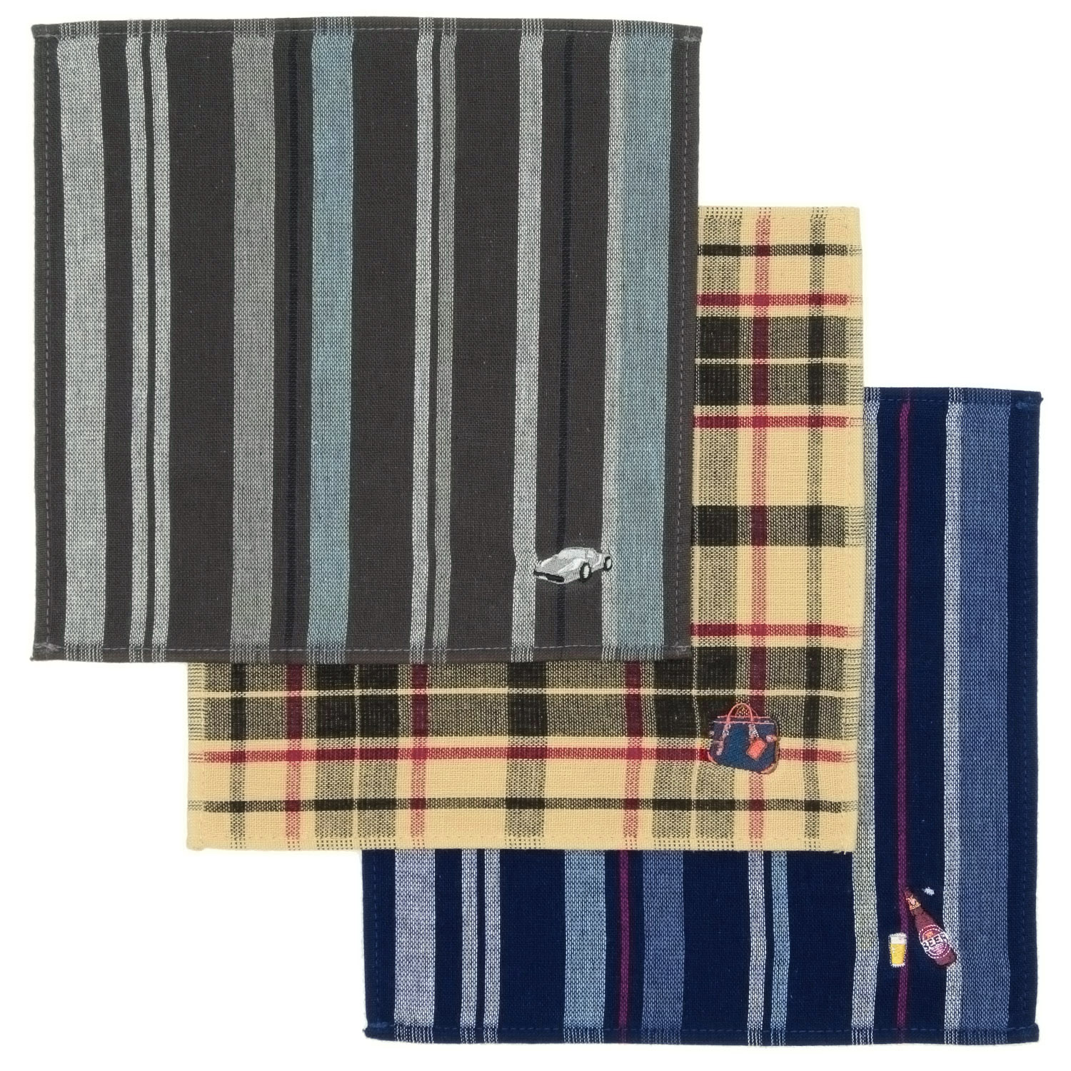 オトナ男子ガーゼタオルハンカチ - 画像2