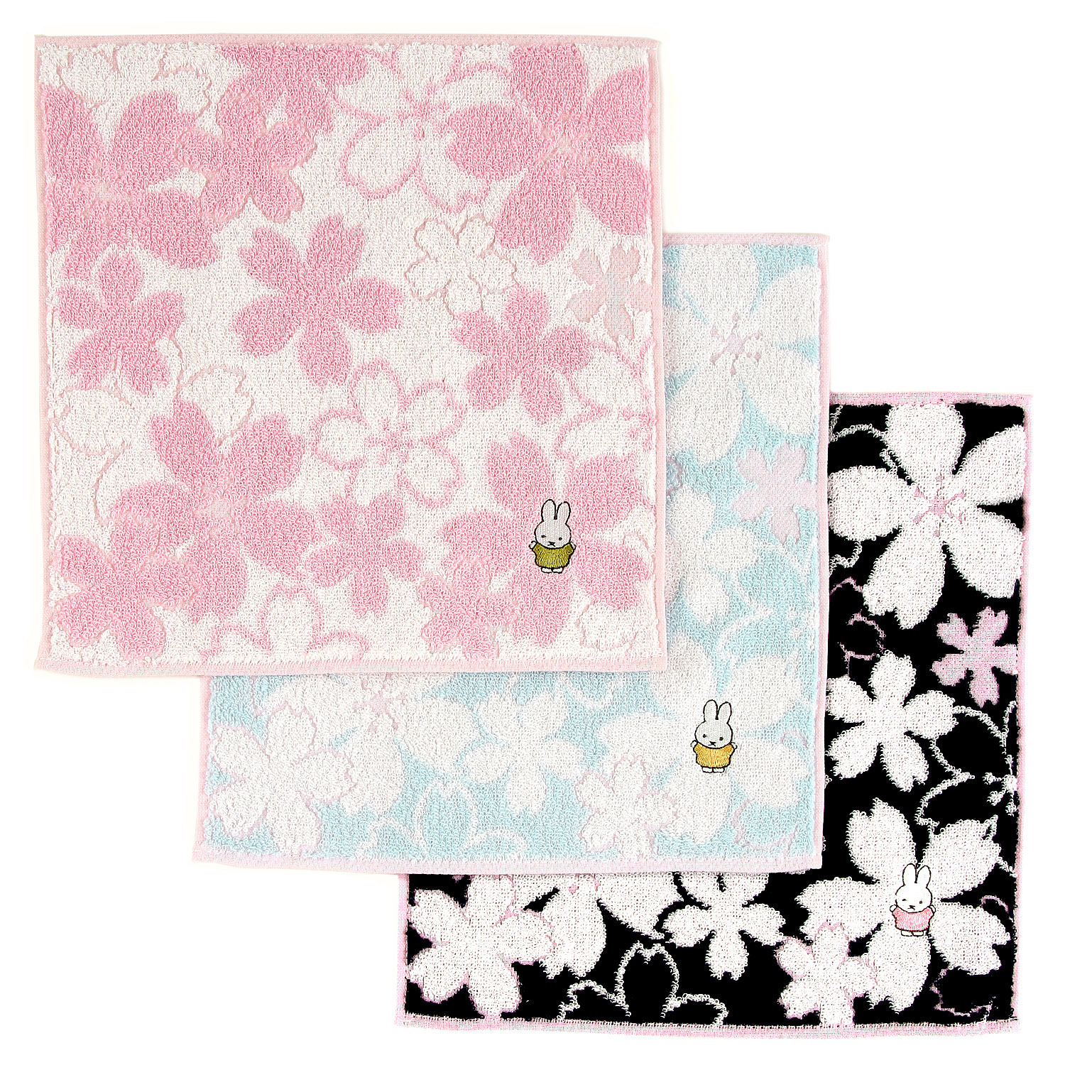 ミッフィータオルハンカチ桜 - 画像1