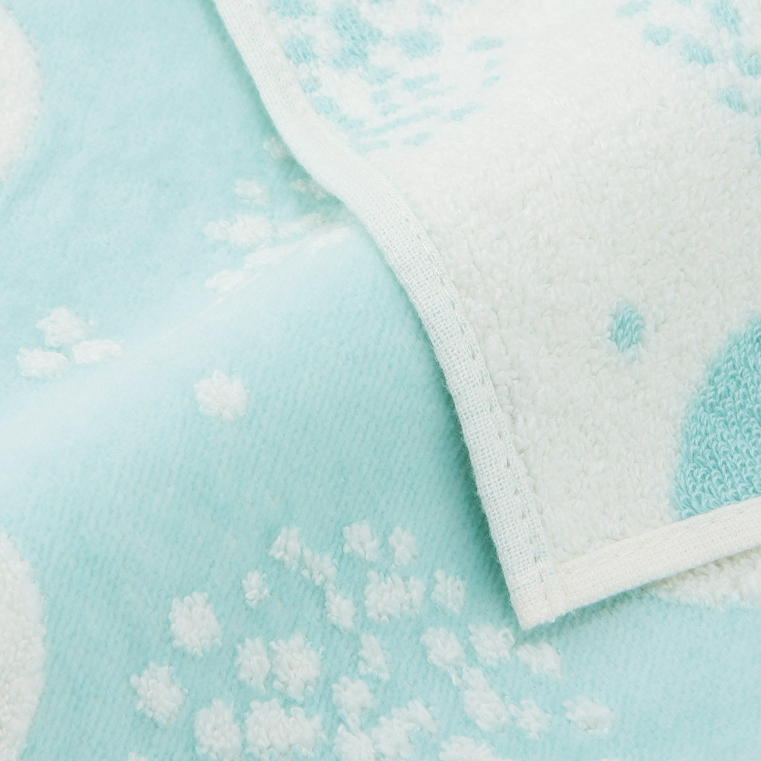 無撚糸タオルハンカチ シマエナガ刺繍 - 画像5